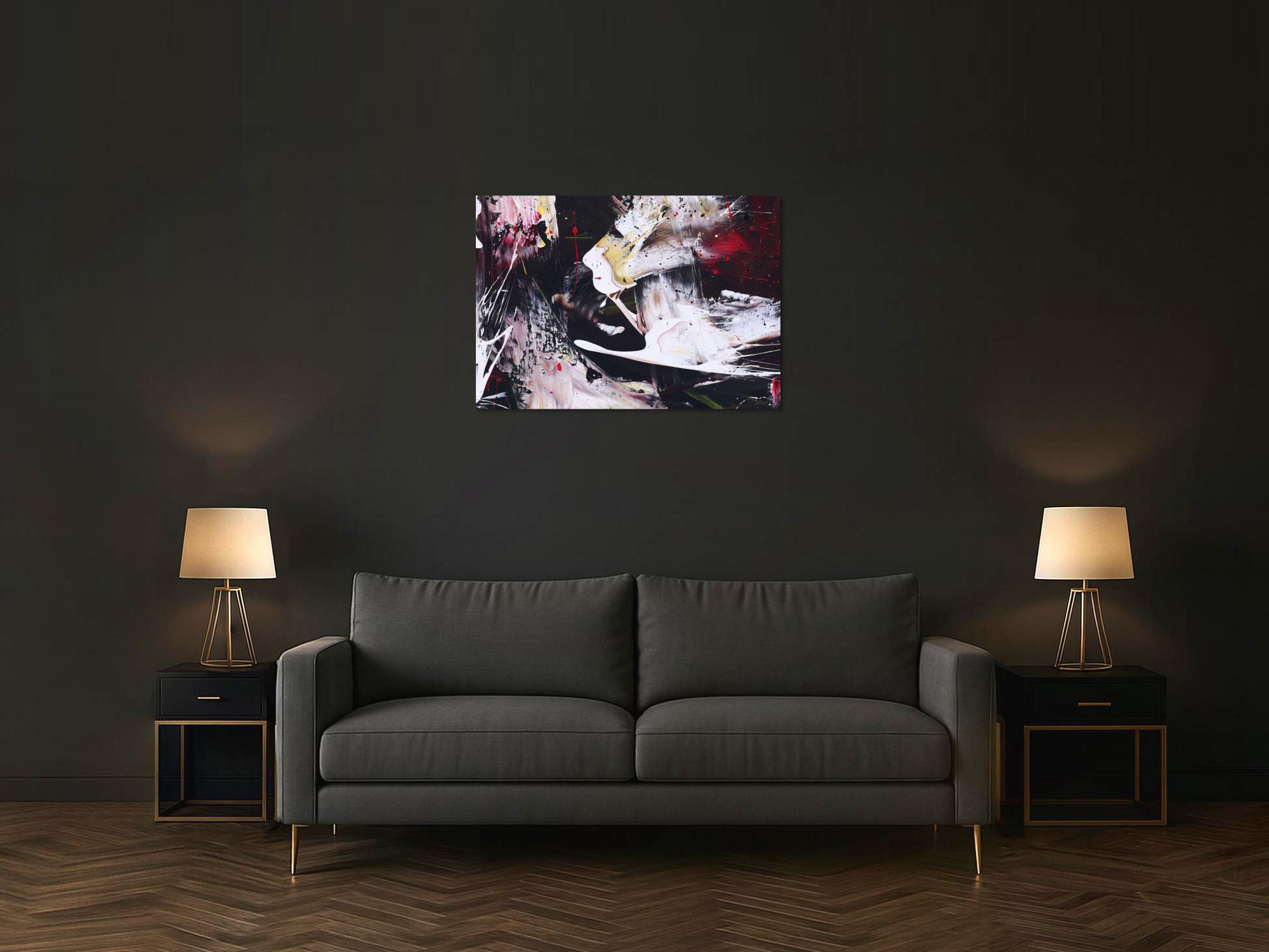 Abstraktes Bild auf Leinwand