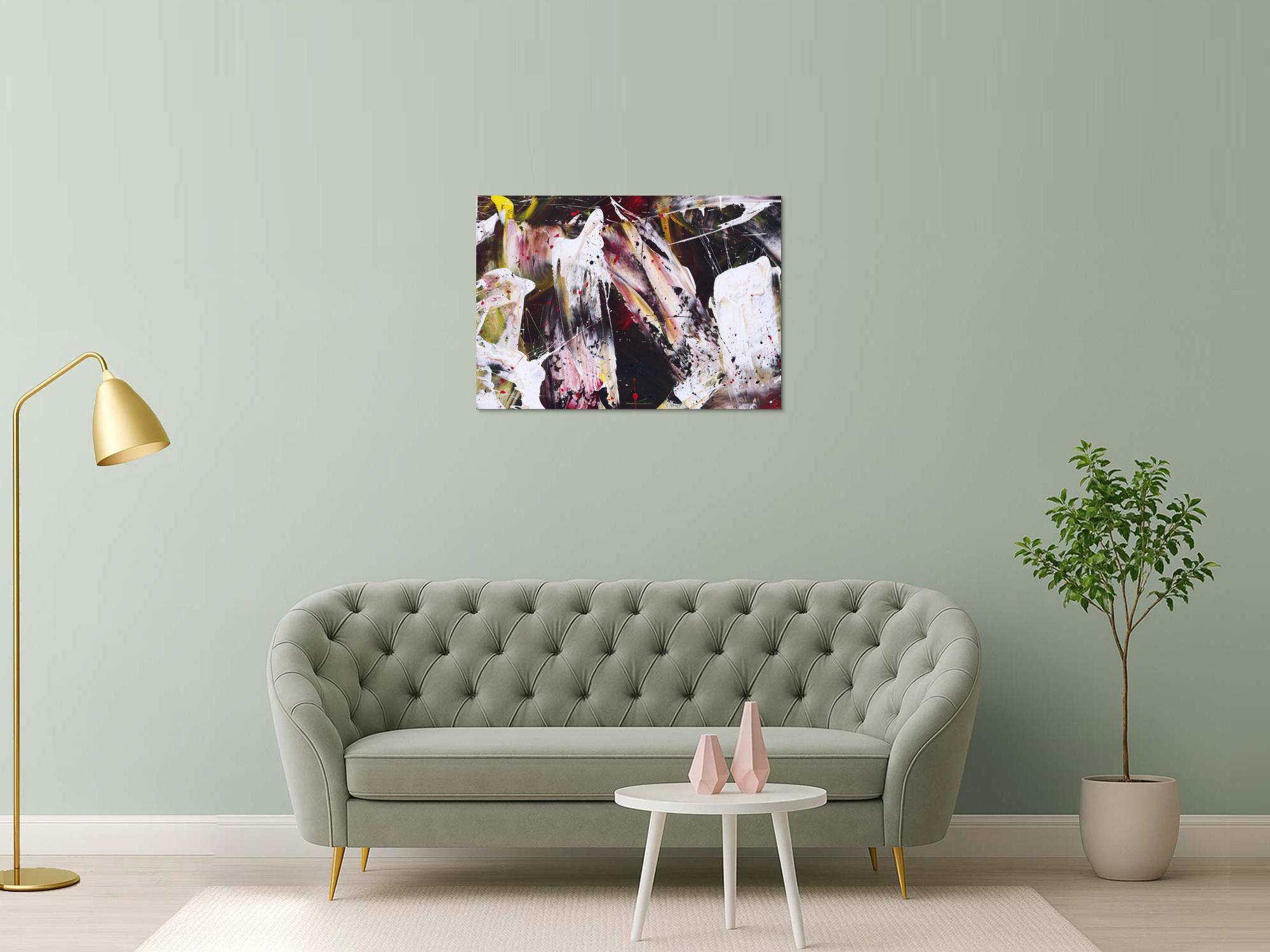 Abstraktes Bild auf Leinwand