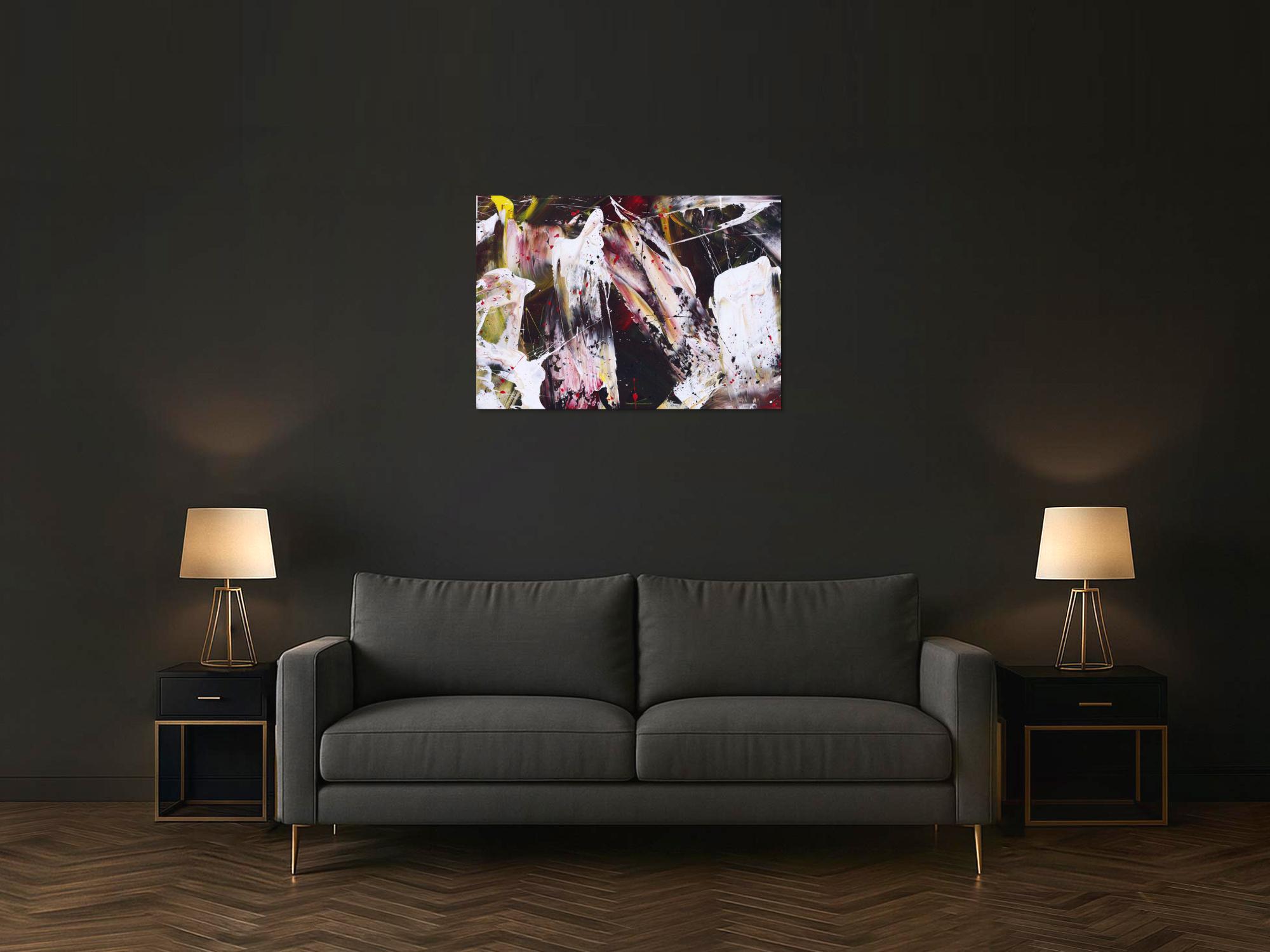 Abstraktes Bild auf Leinwand