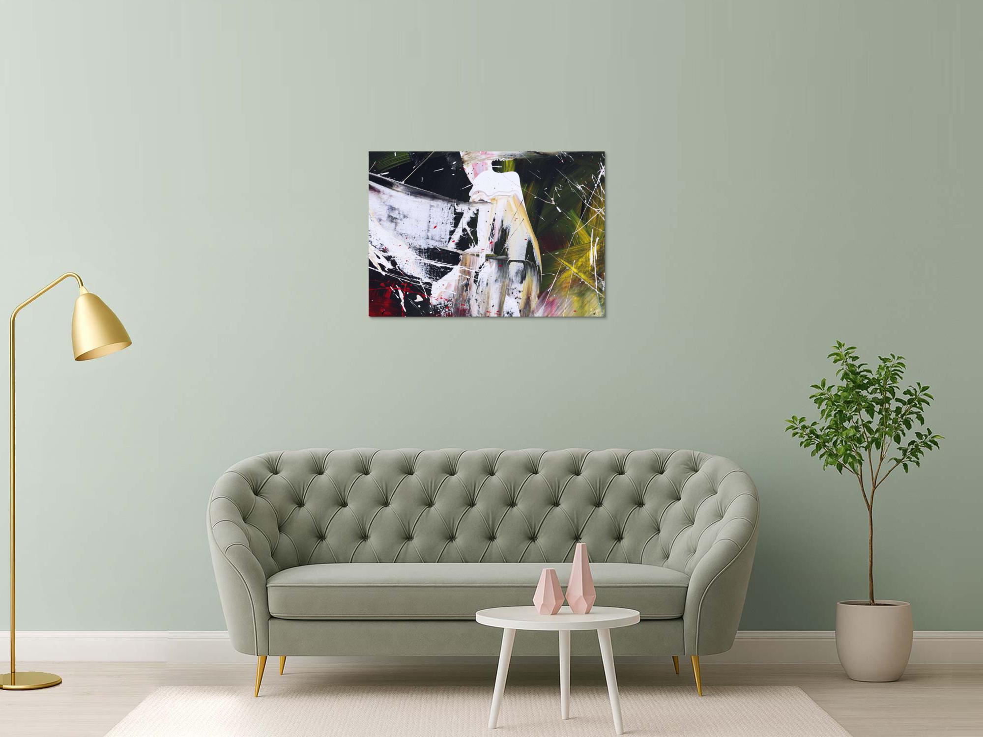 Abstraktes Bild auf Leinwand