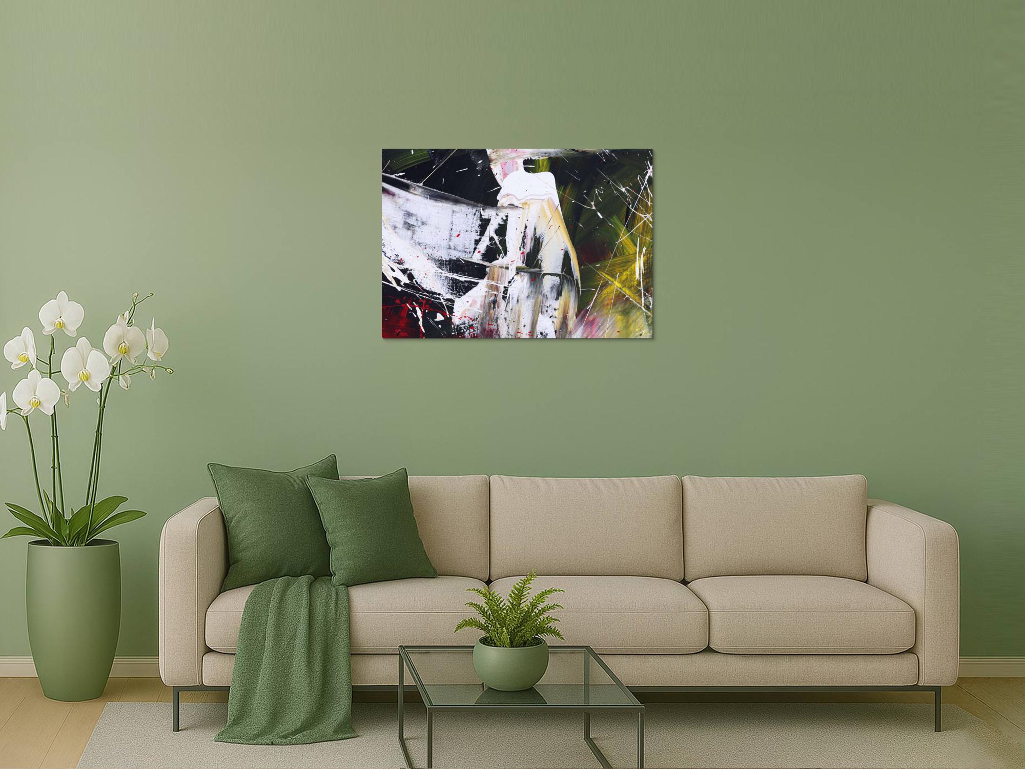 Abstraktes Bild auf Leinwand