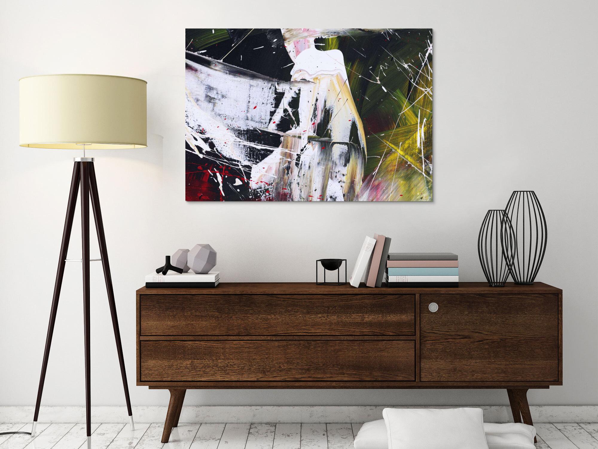 Abstraktes Bild auf Leinwand