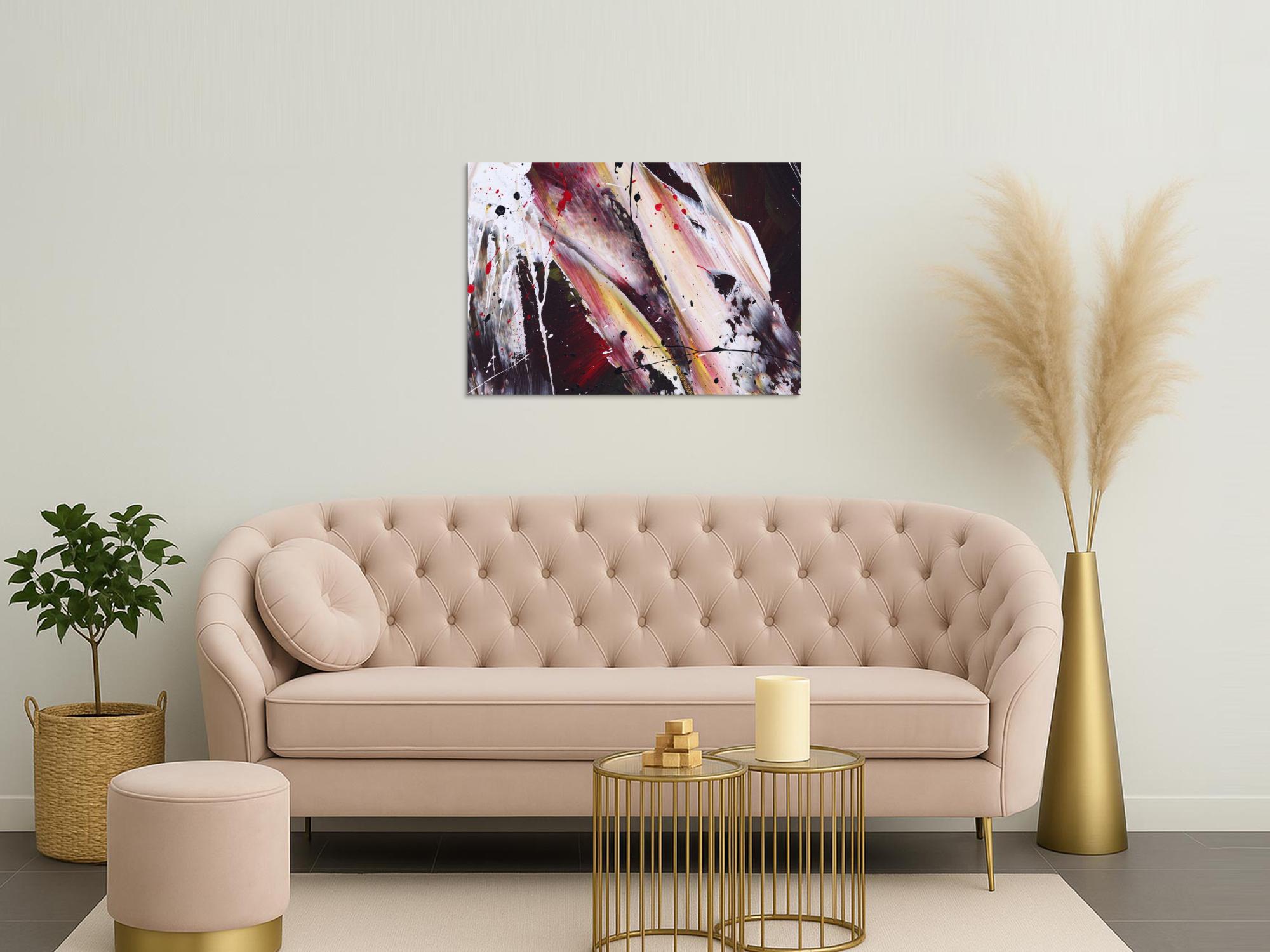 Abstraktes Bild auf Leinwand