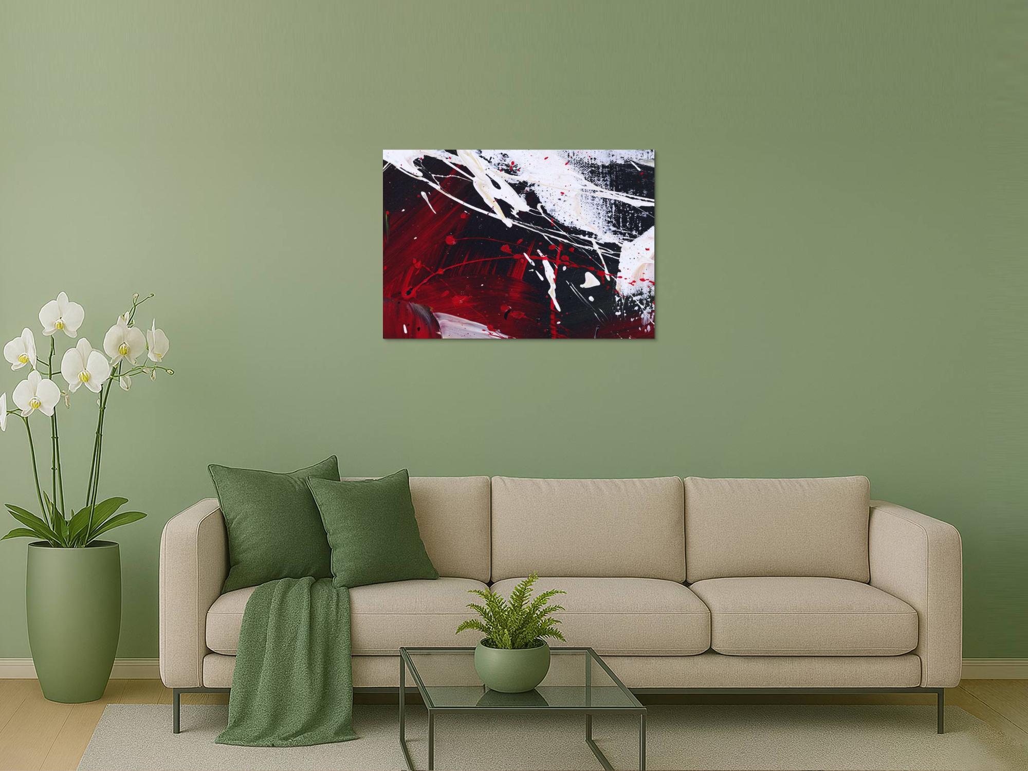 Abstraktes Bild auf Leinwand