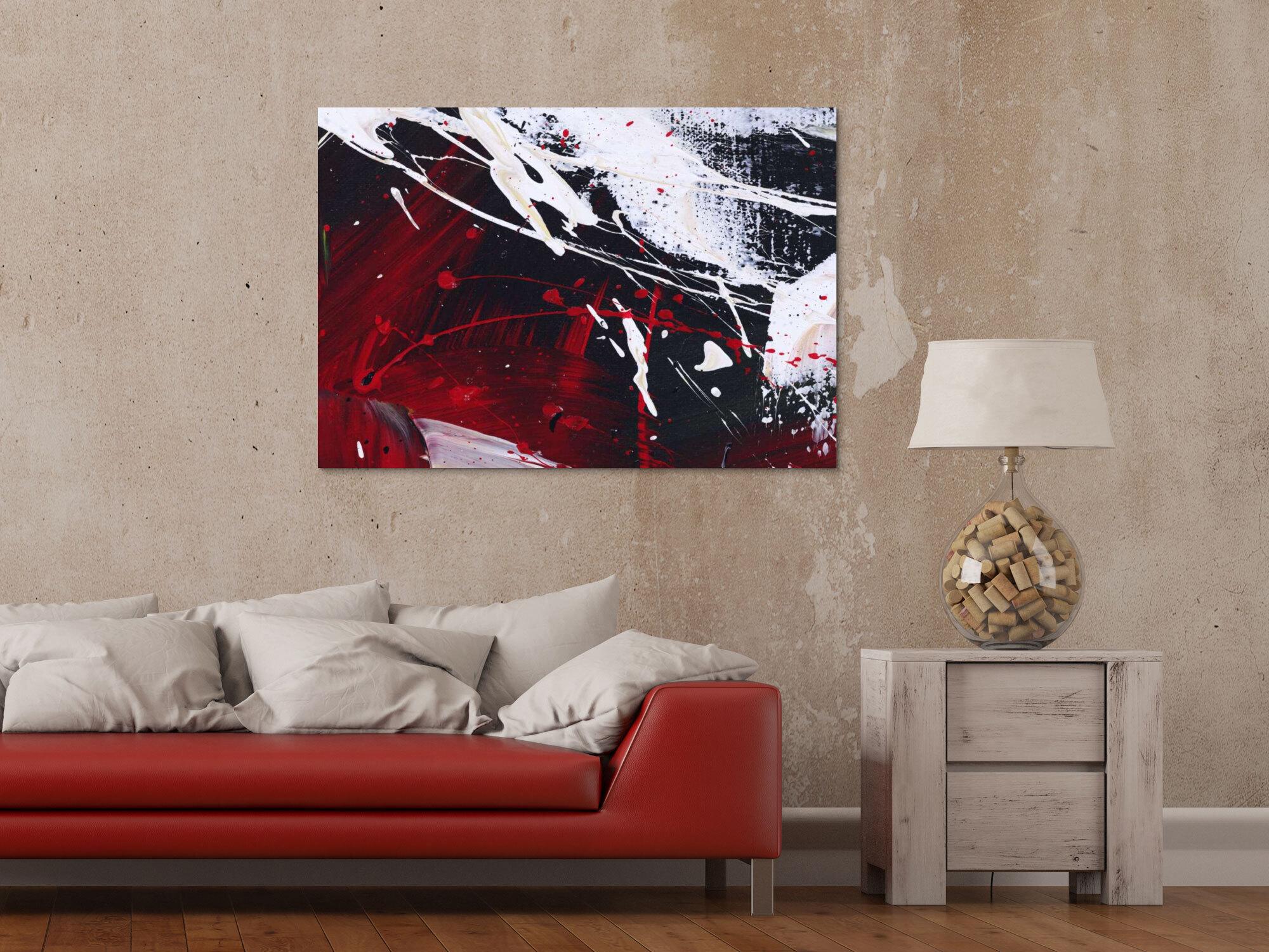 Abstraktes Bild auf Leinwand