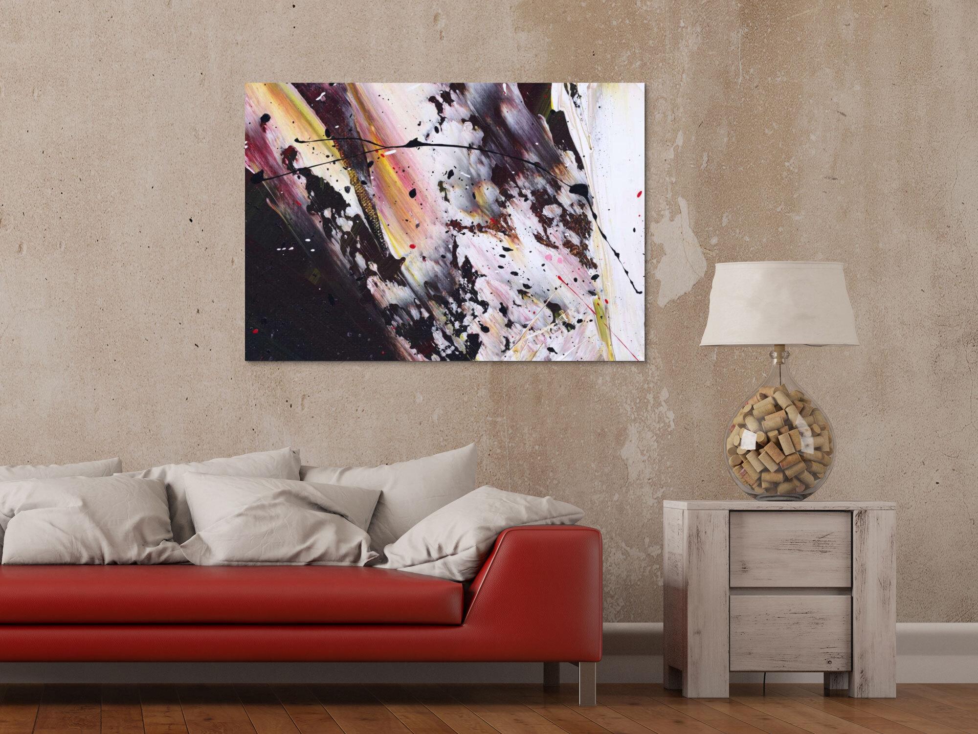 Abstraktes Bild auf Leinwand