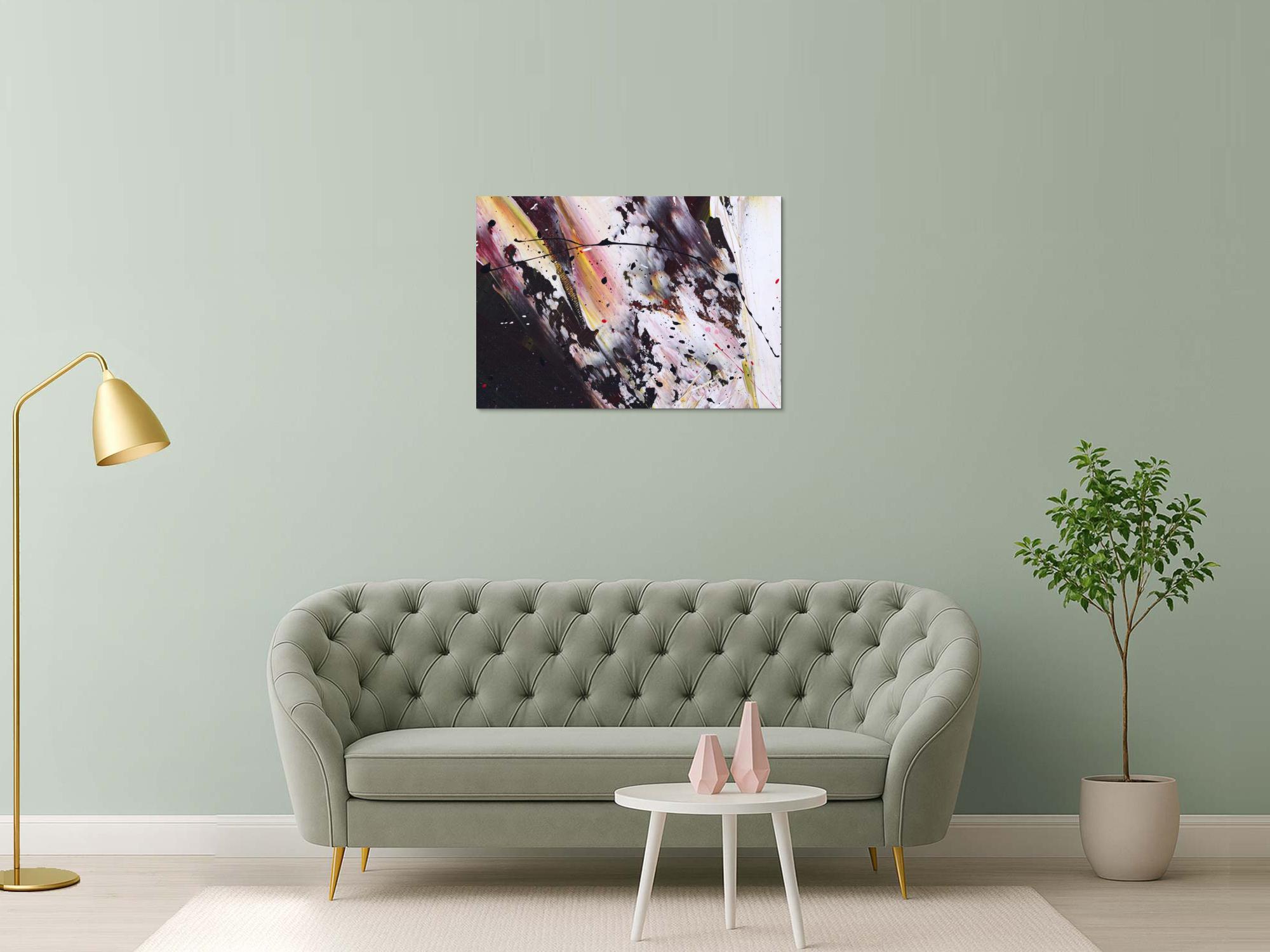 Abstraktes Bild auf Leinwand