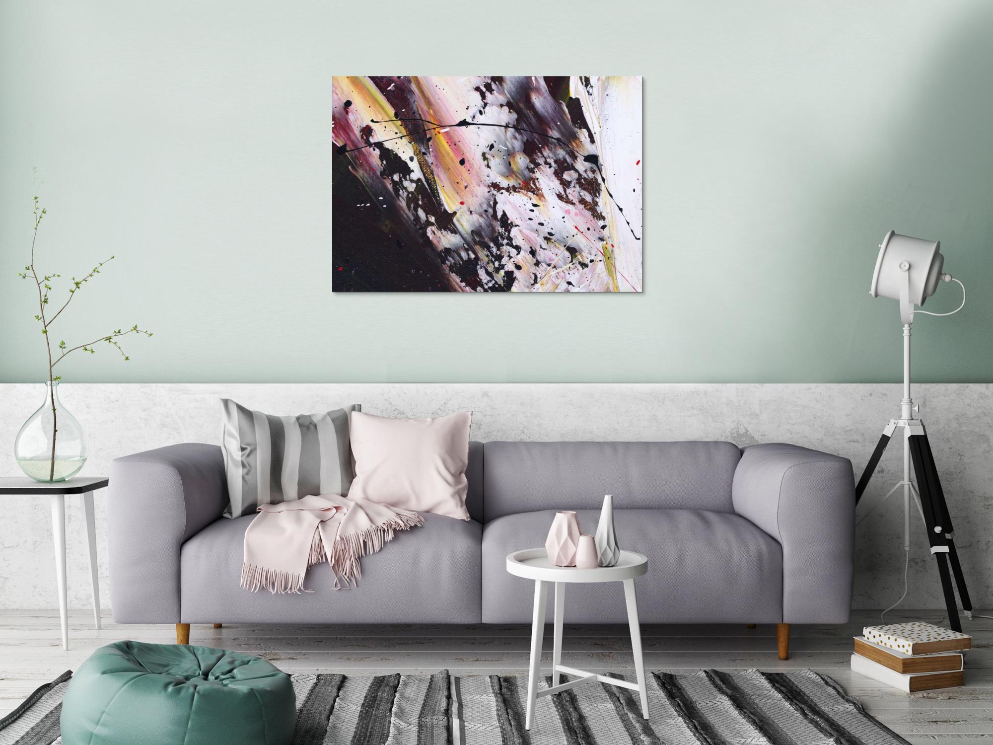 Abstraktes Bild auf Leinwand