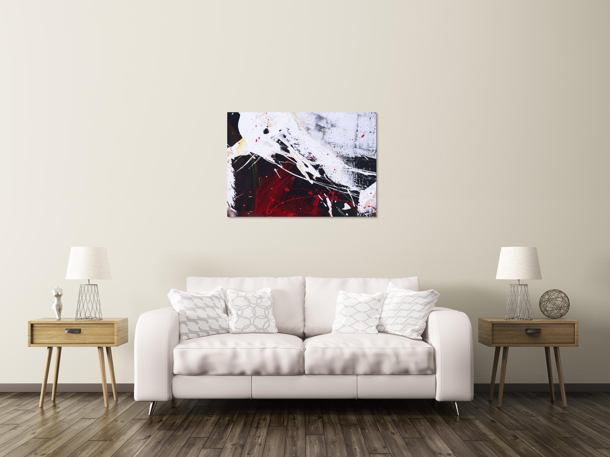 Abstraktes Bild auf Leinwand