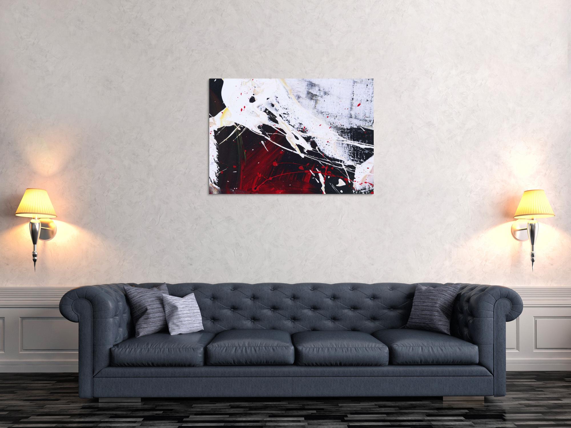 Abstraktes Bild auf Leinwand