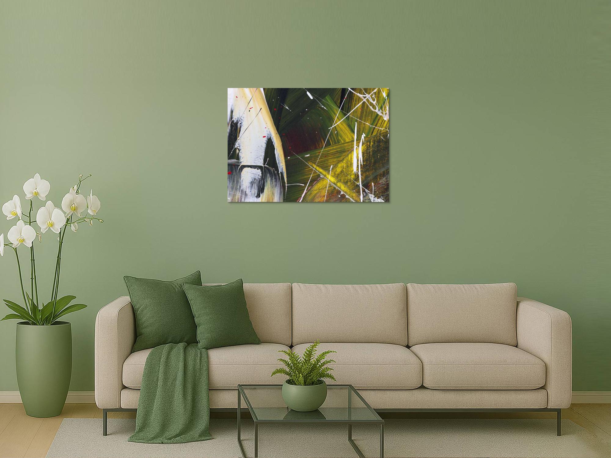 Abstraktes Bild auf Leinwand