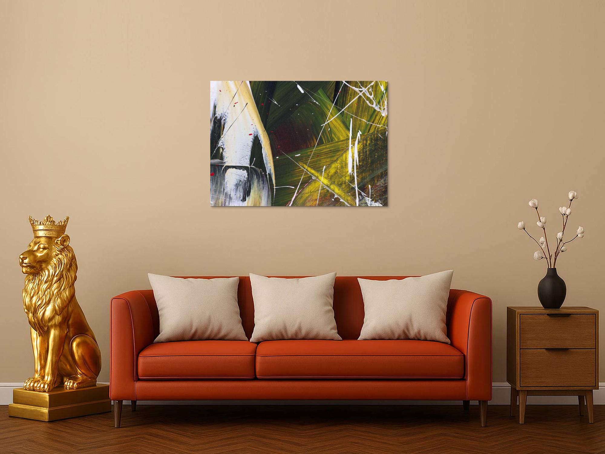 Abstraktes Bild auf Leinwand