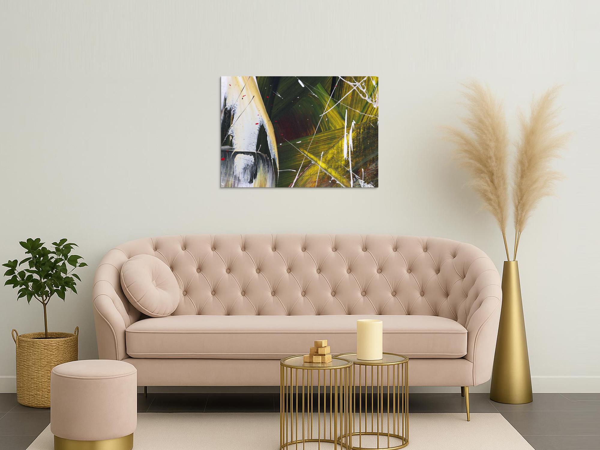 Abstraktes Bild auf Leinwand