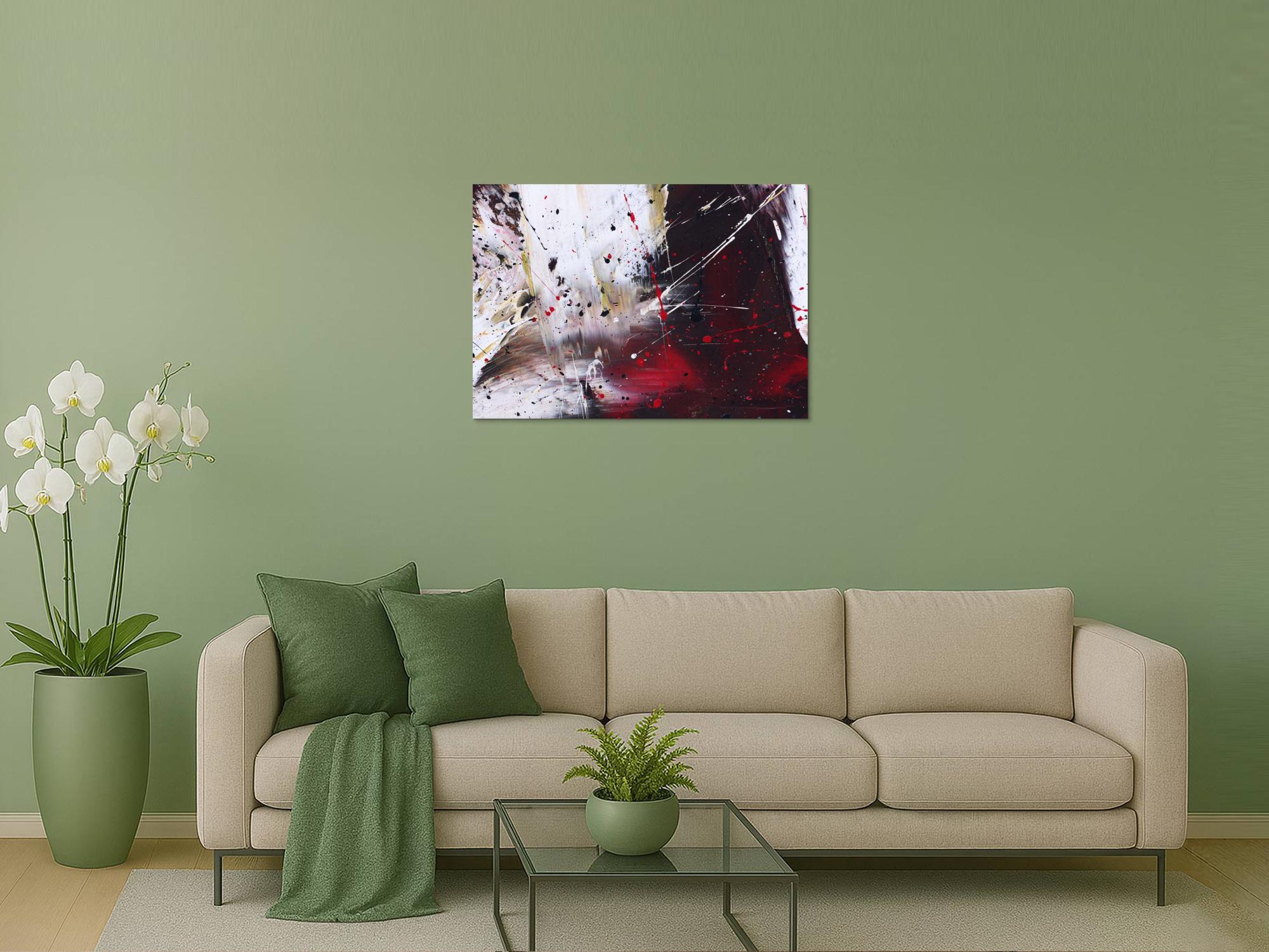 Abstraktes Bild auf Leinwand