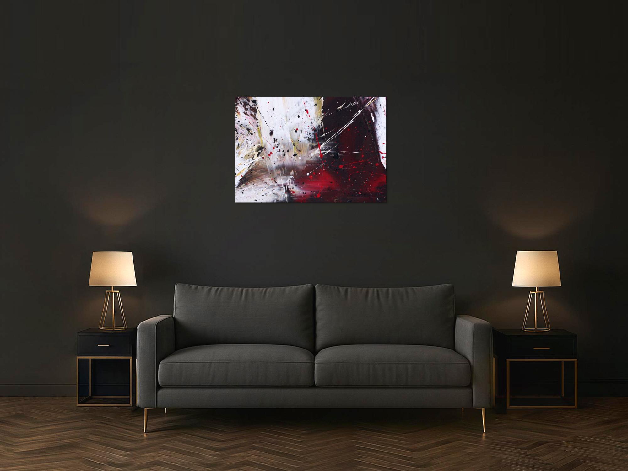 Abstraktes Bild auf Leinwand