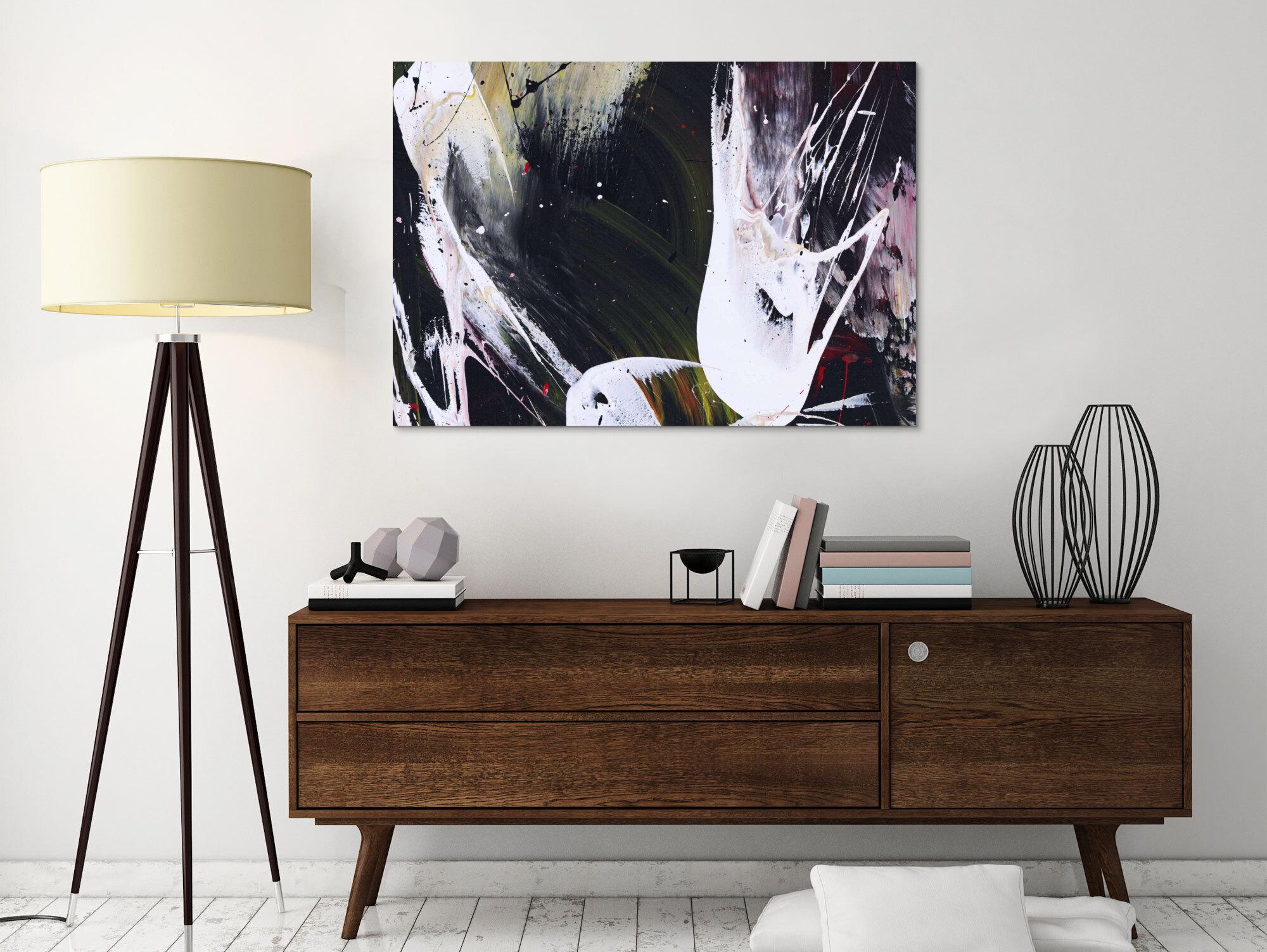 Abstraktes Bild auf Leinwand