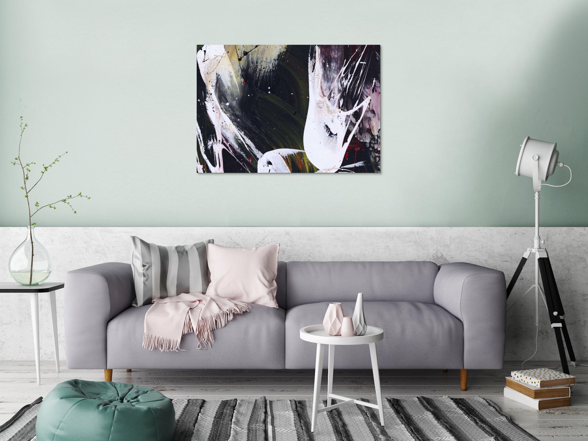 Abstraktes Bild auf Leinwand