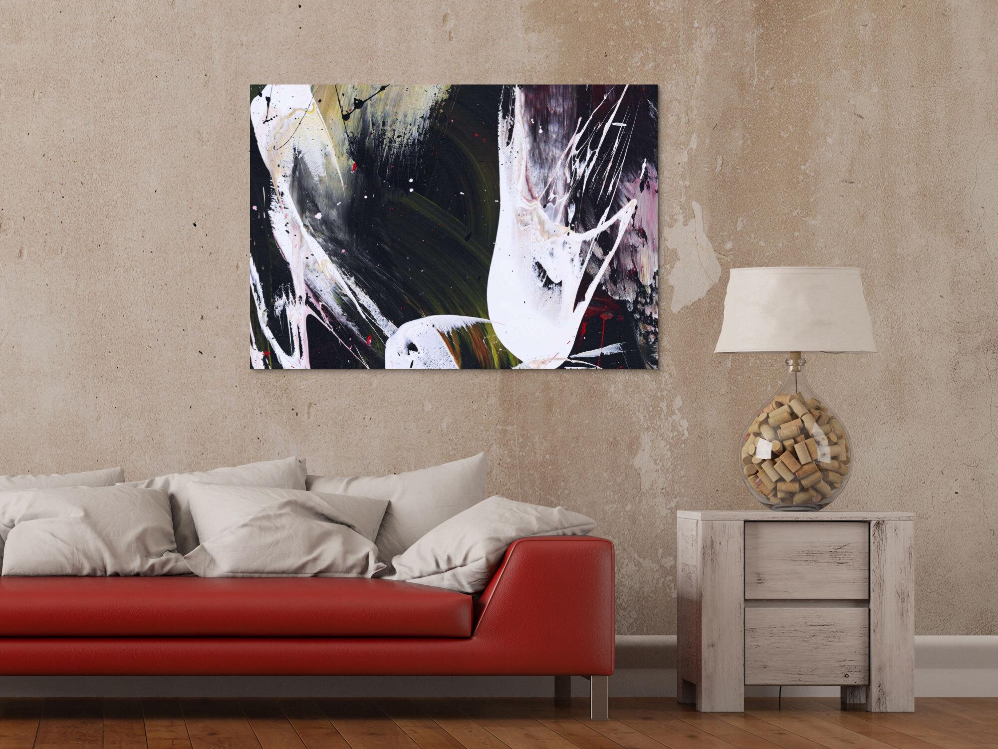 Abstraktes Bild auf Leinwand