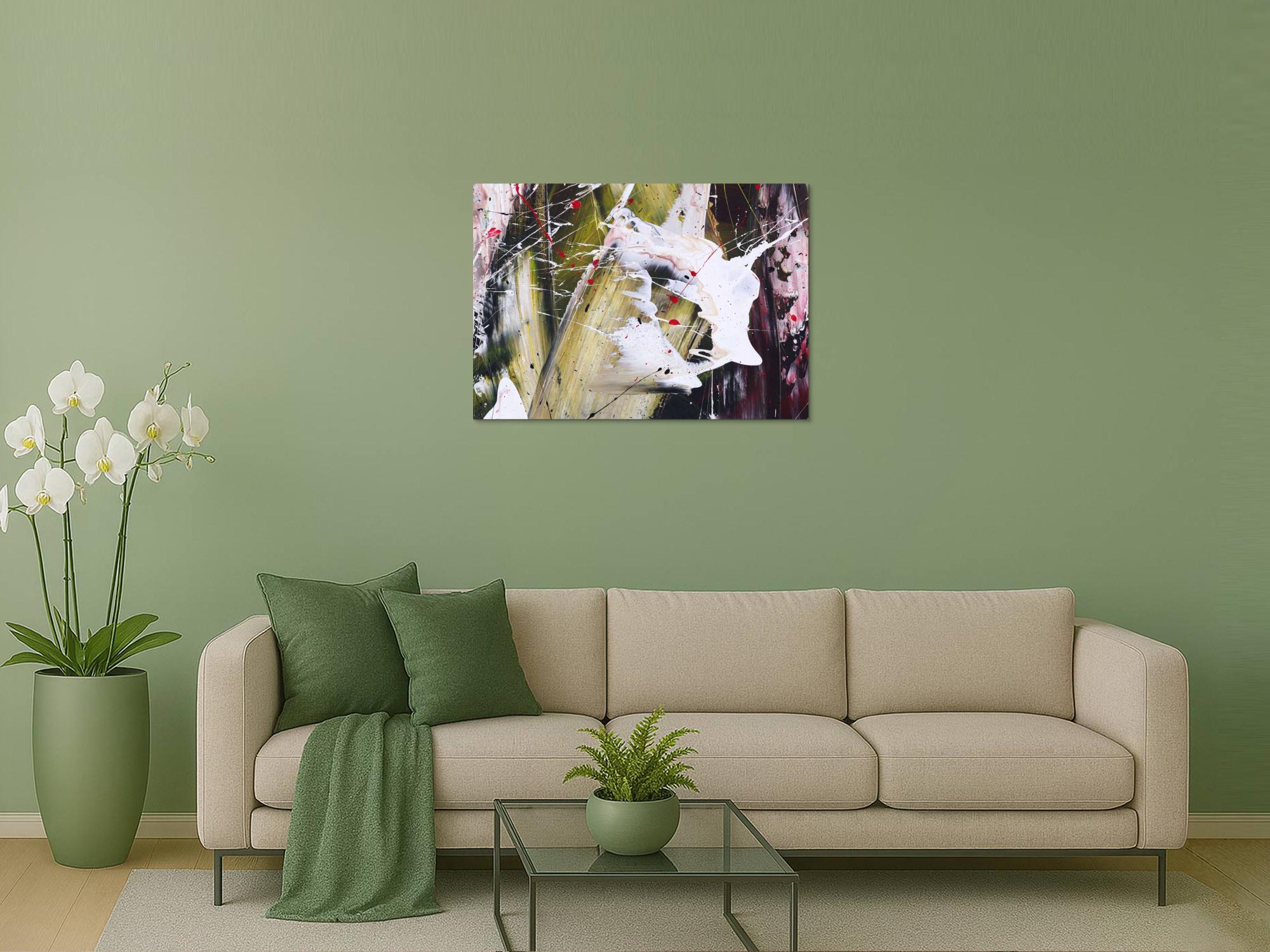 Abstraktes Bild auf Leinwand