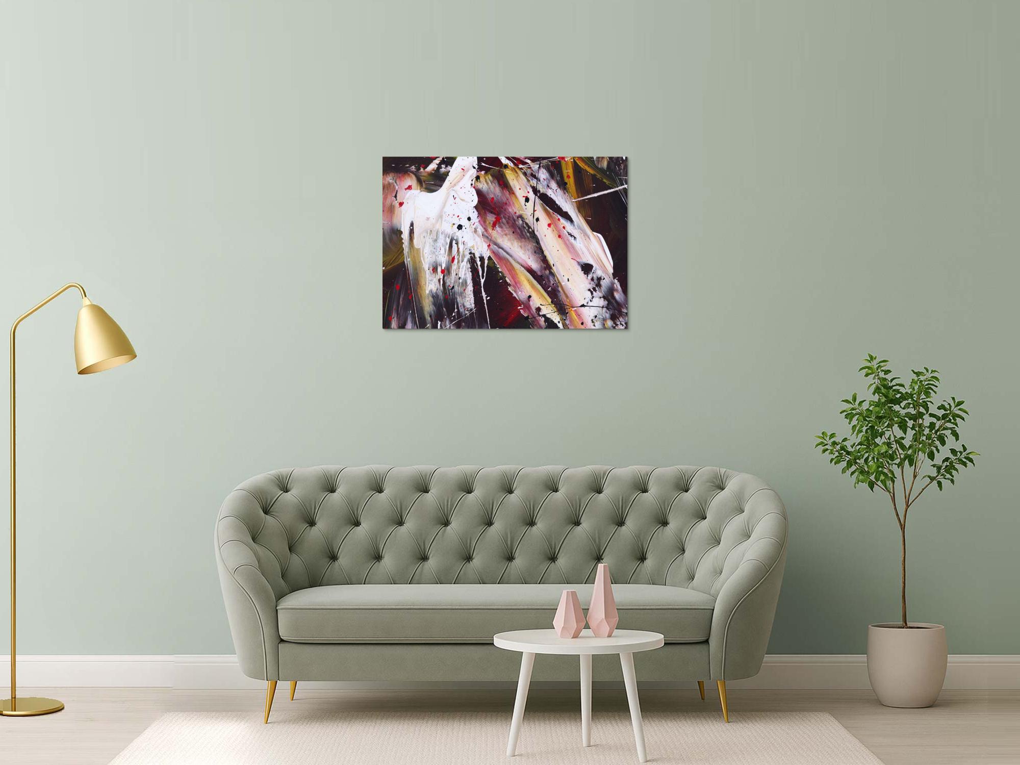 Abstraktes Bild auf Leinwand