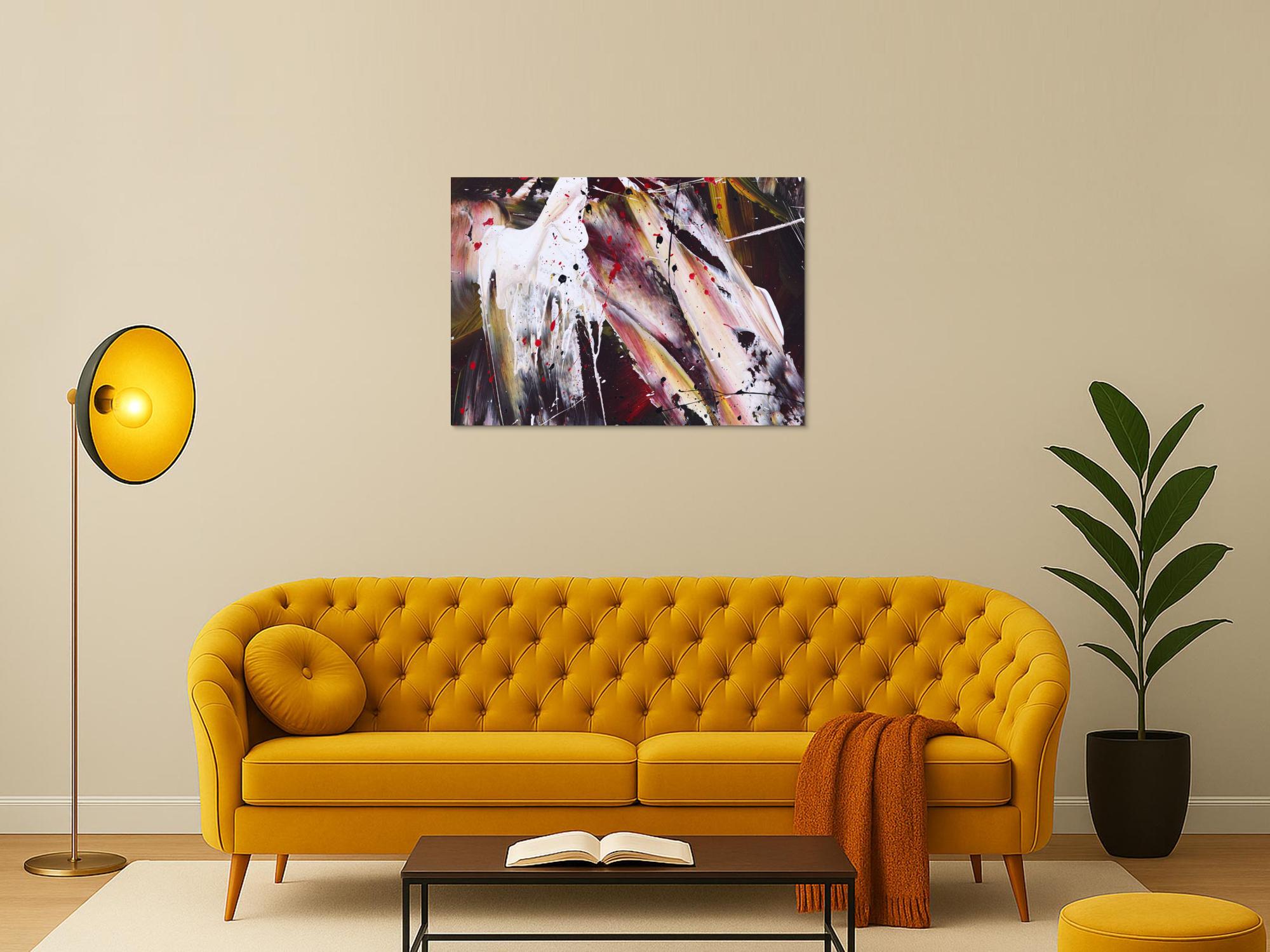 Abstraktes Bild auf Leinwand