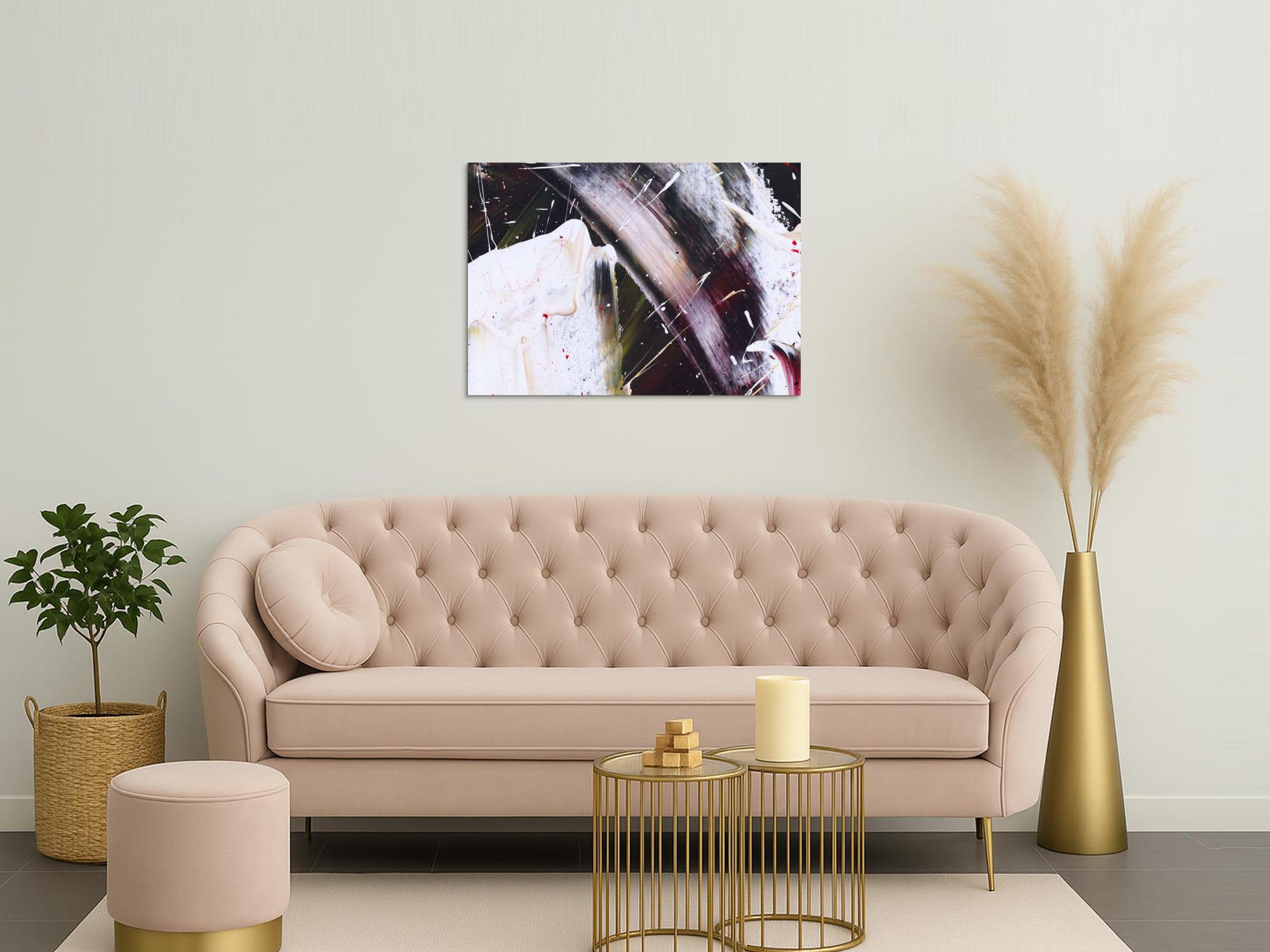 Abstraktes Bild auf Leinwand