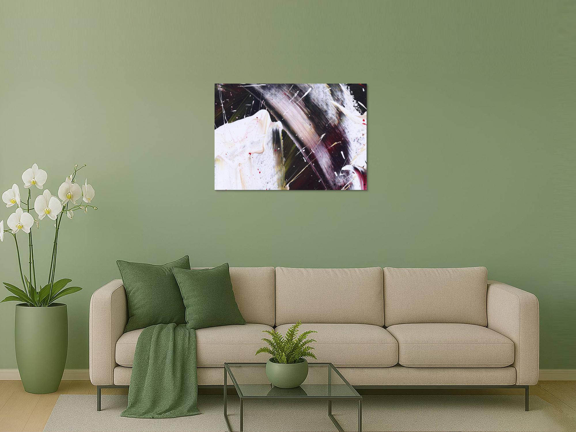 Abstraktes Bild auf Leinwand