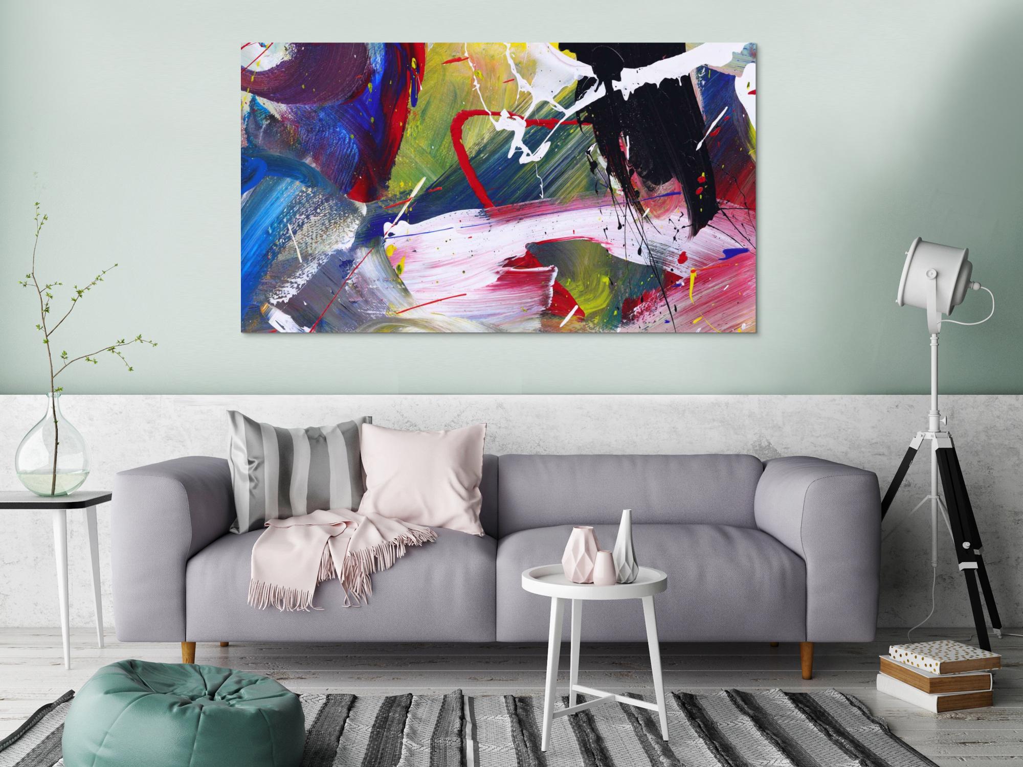 Abstraktes Bild auf Leinwand