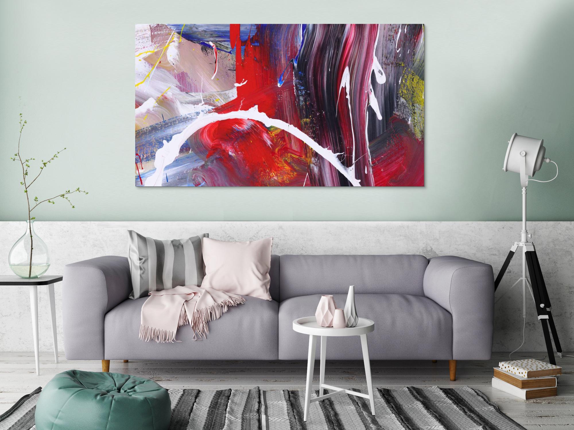 Abstraktes Bild auf Leinwand