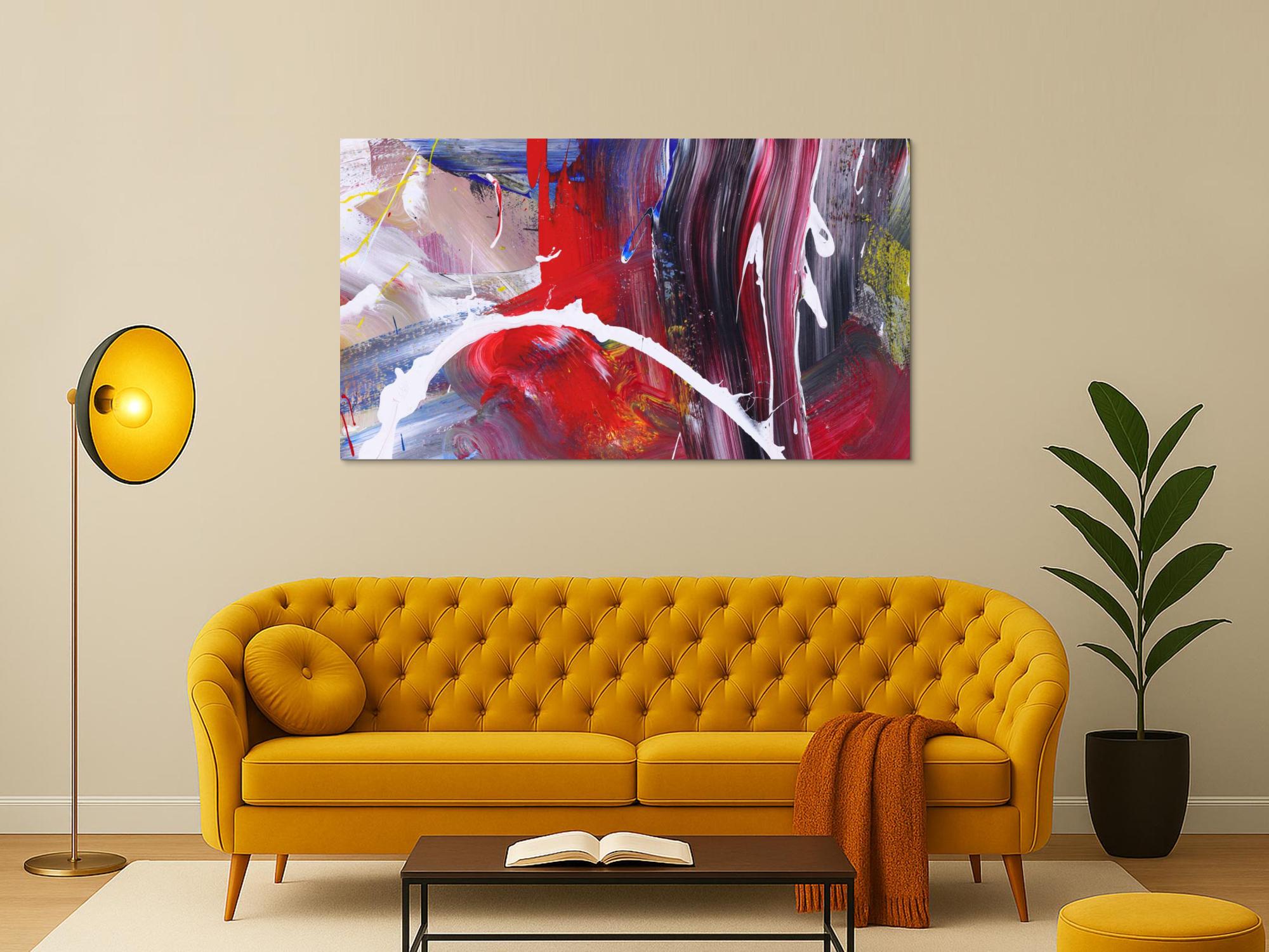 Abstraktes Bild auf Leinwand