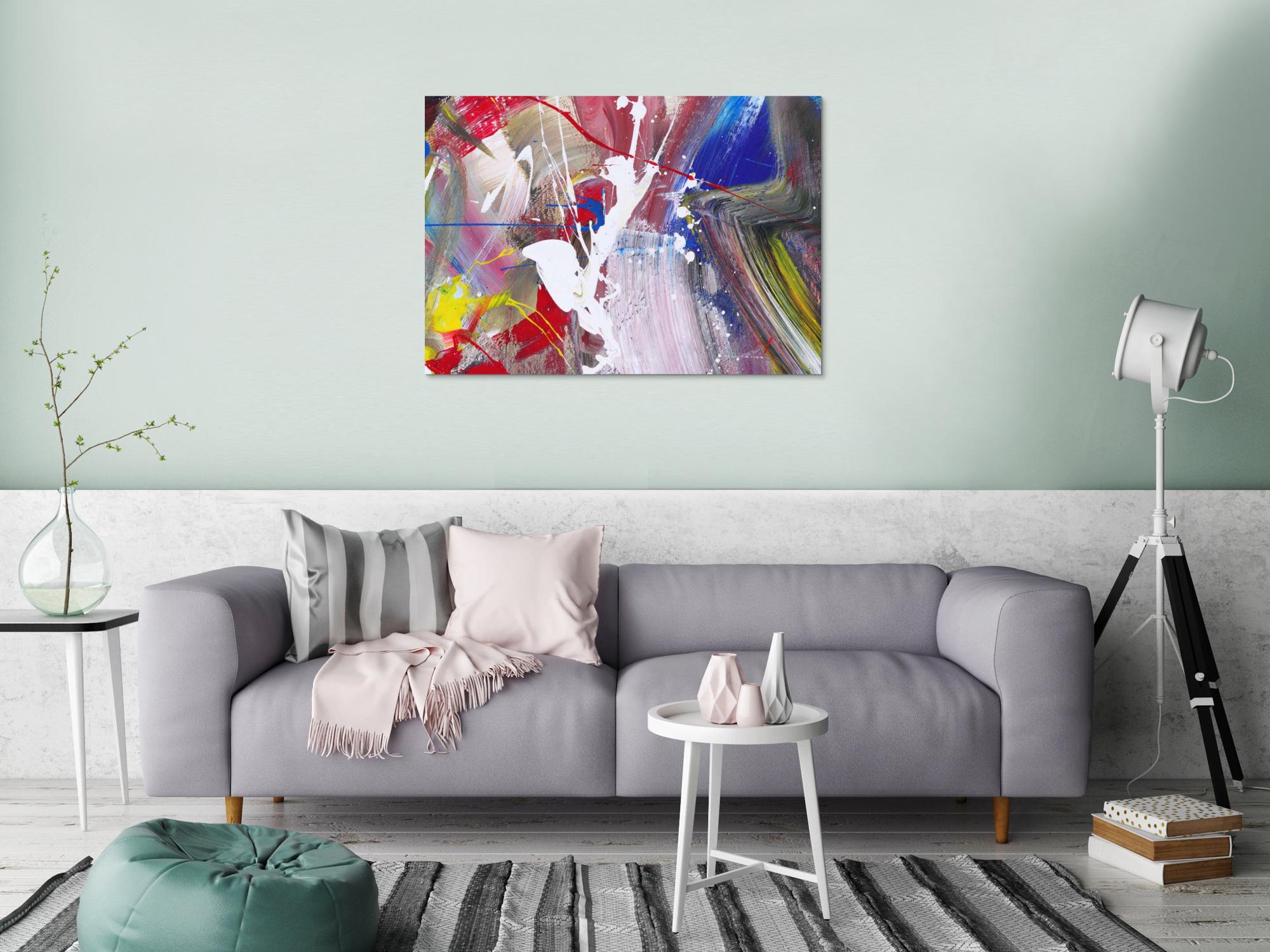 Abstraktes Bild auf Leinwand