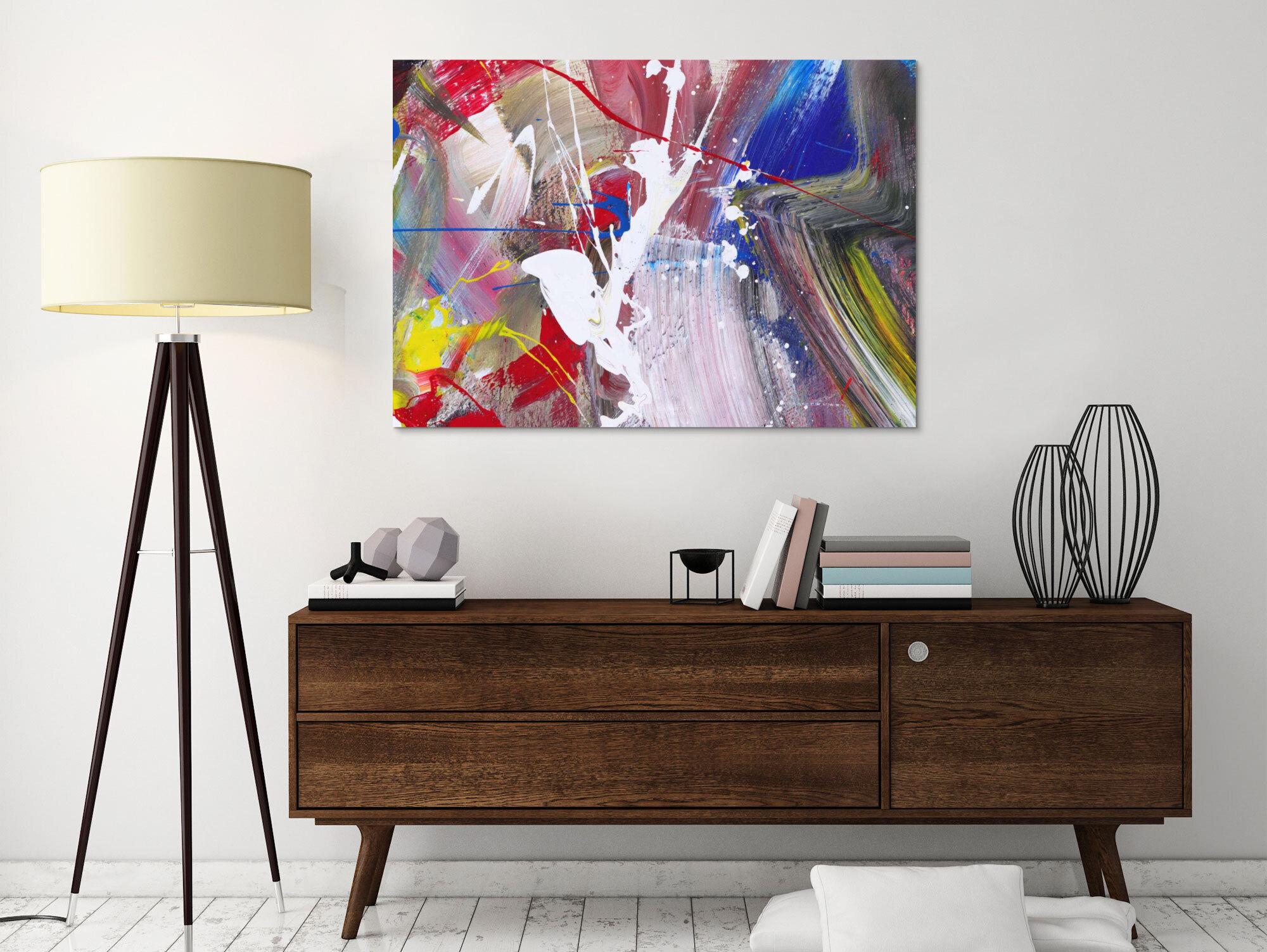 Abstraktes Bild auf Leinwand