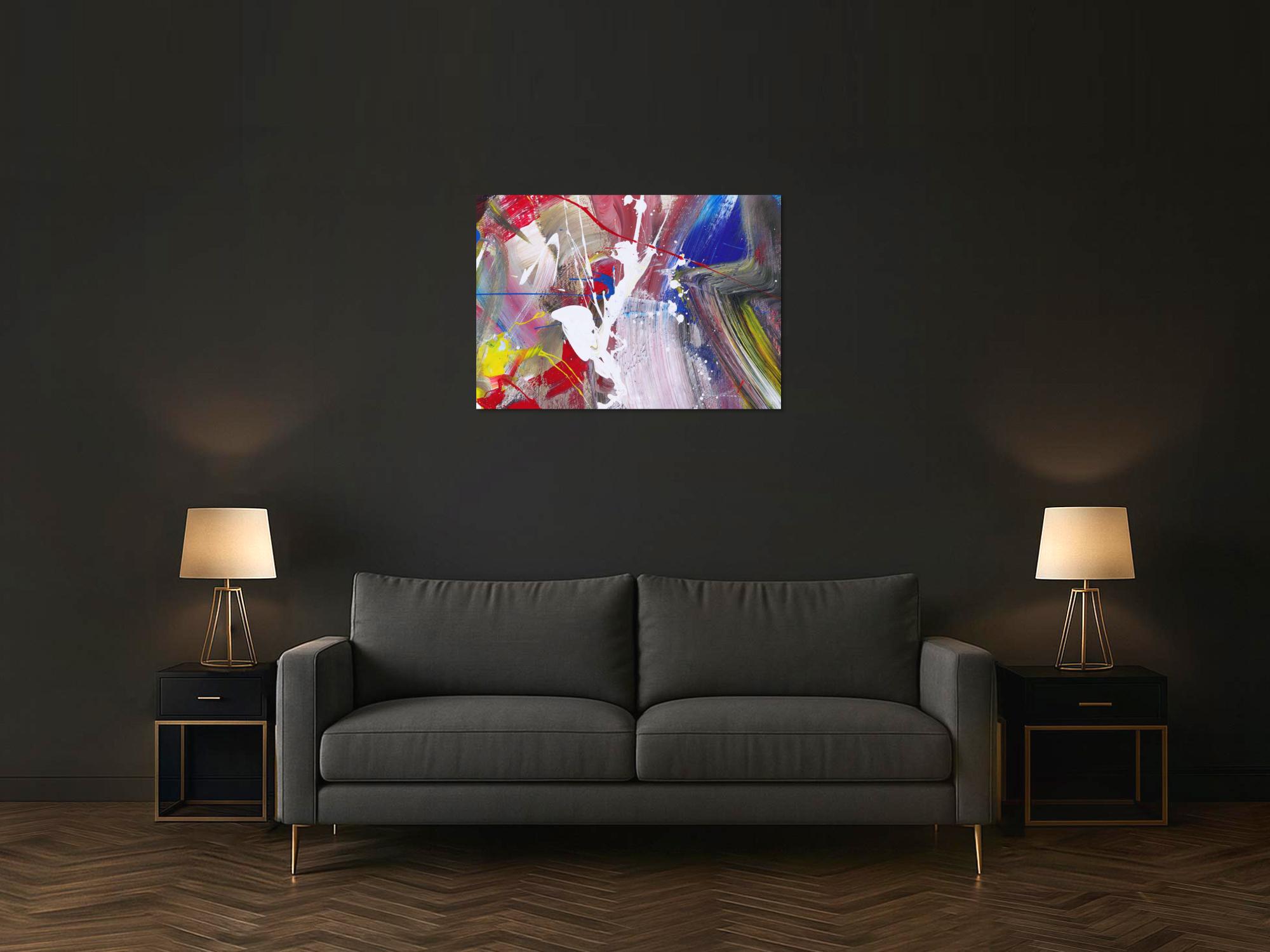 Abstraktes Bild auf Leinwand