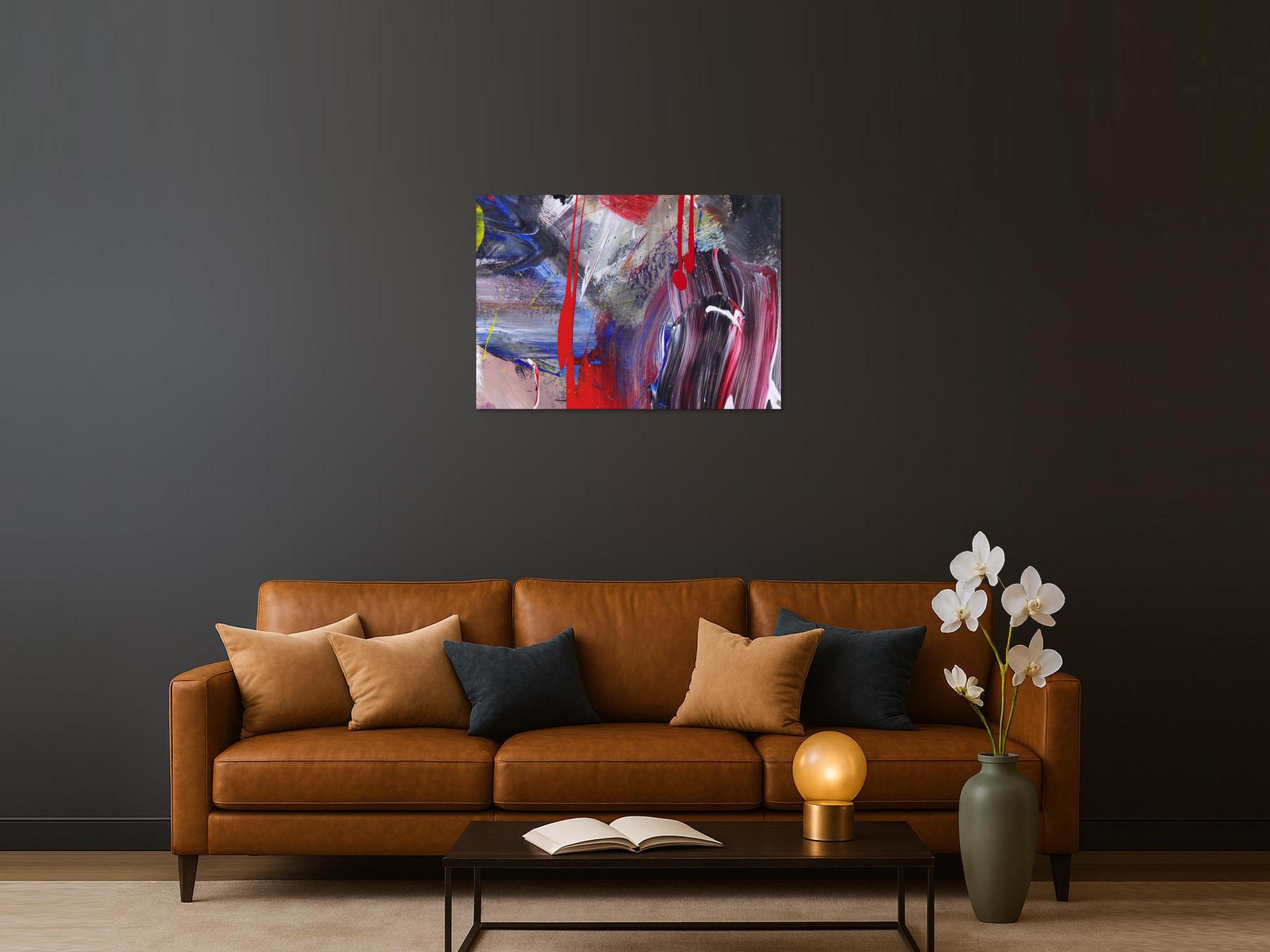 Abstraktes Bild auf Leinwand