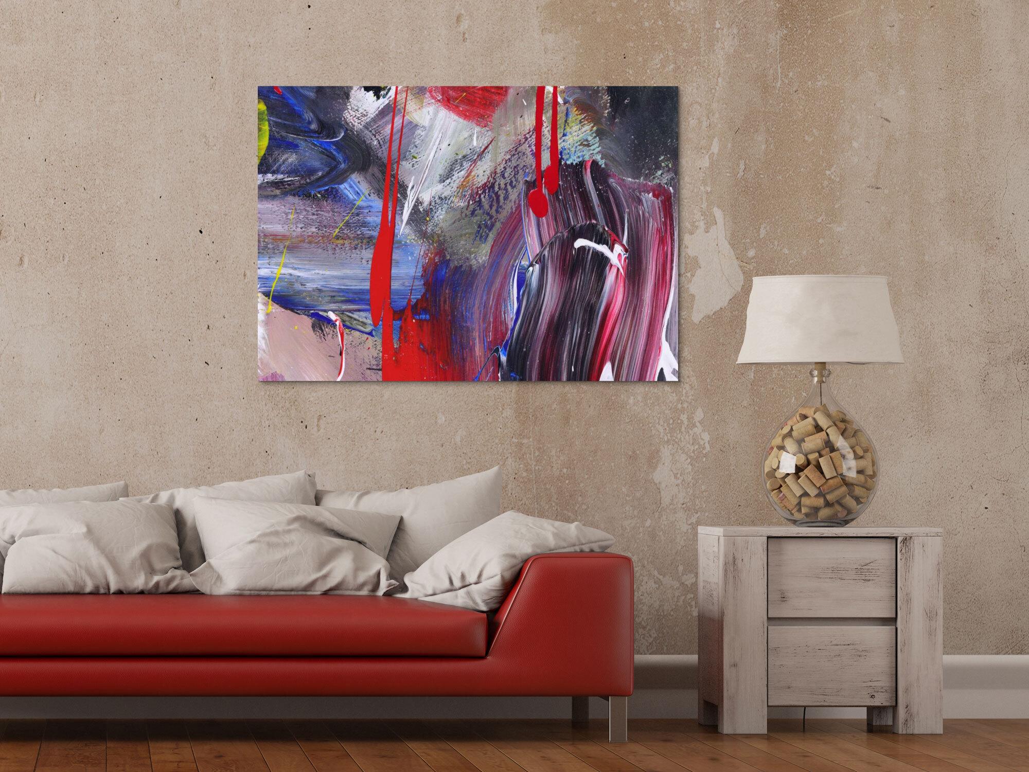 Abstraktes Bild auf Leinwand