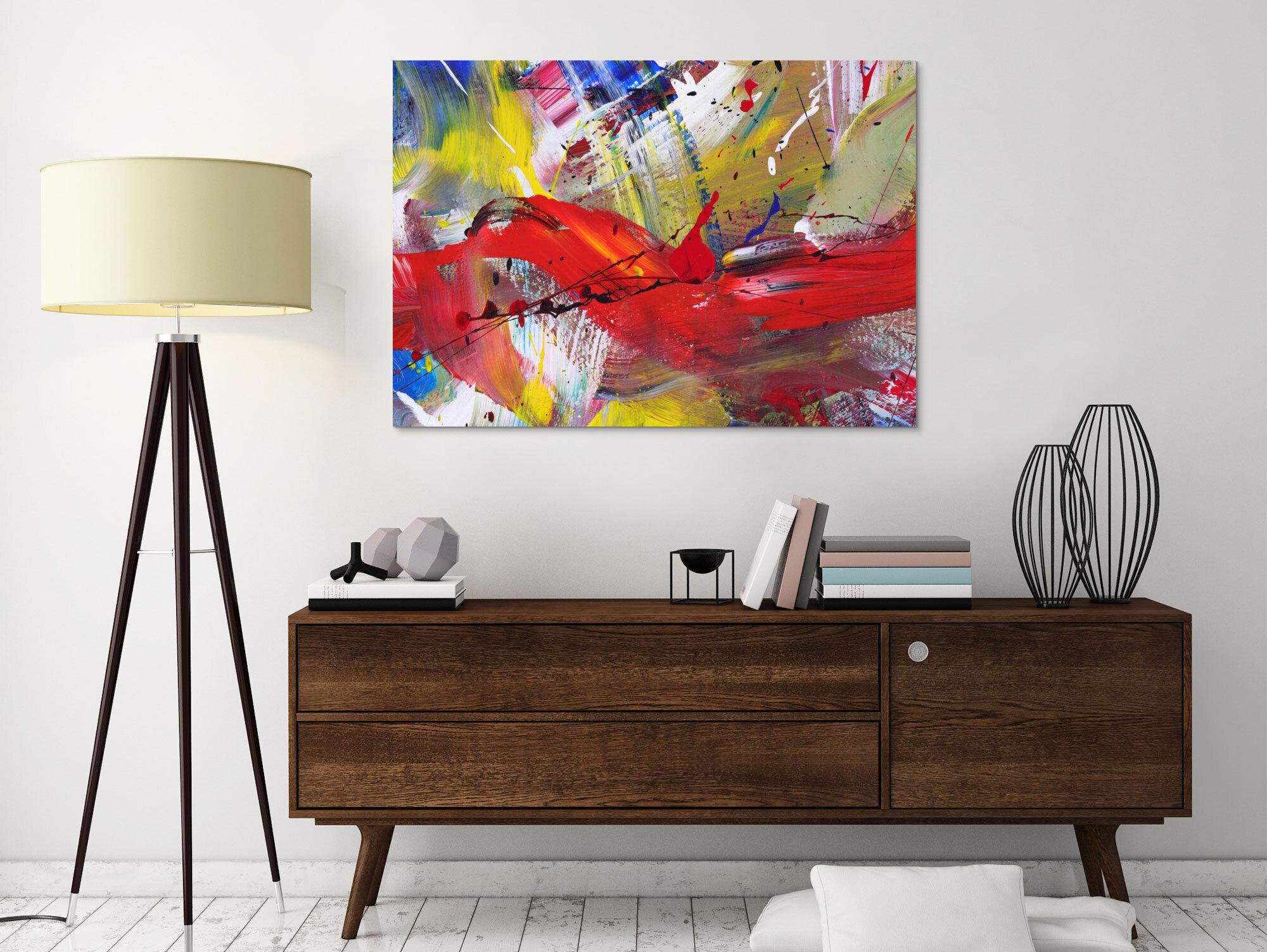 Abstraktes Bild auf Leinwand