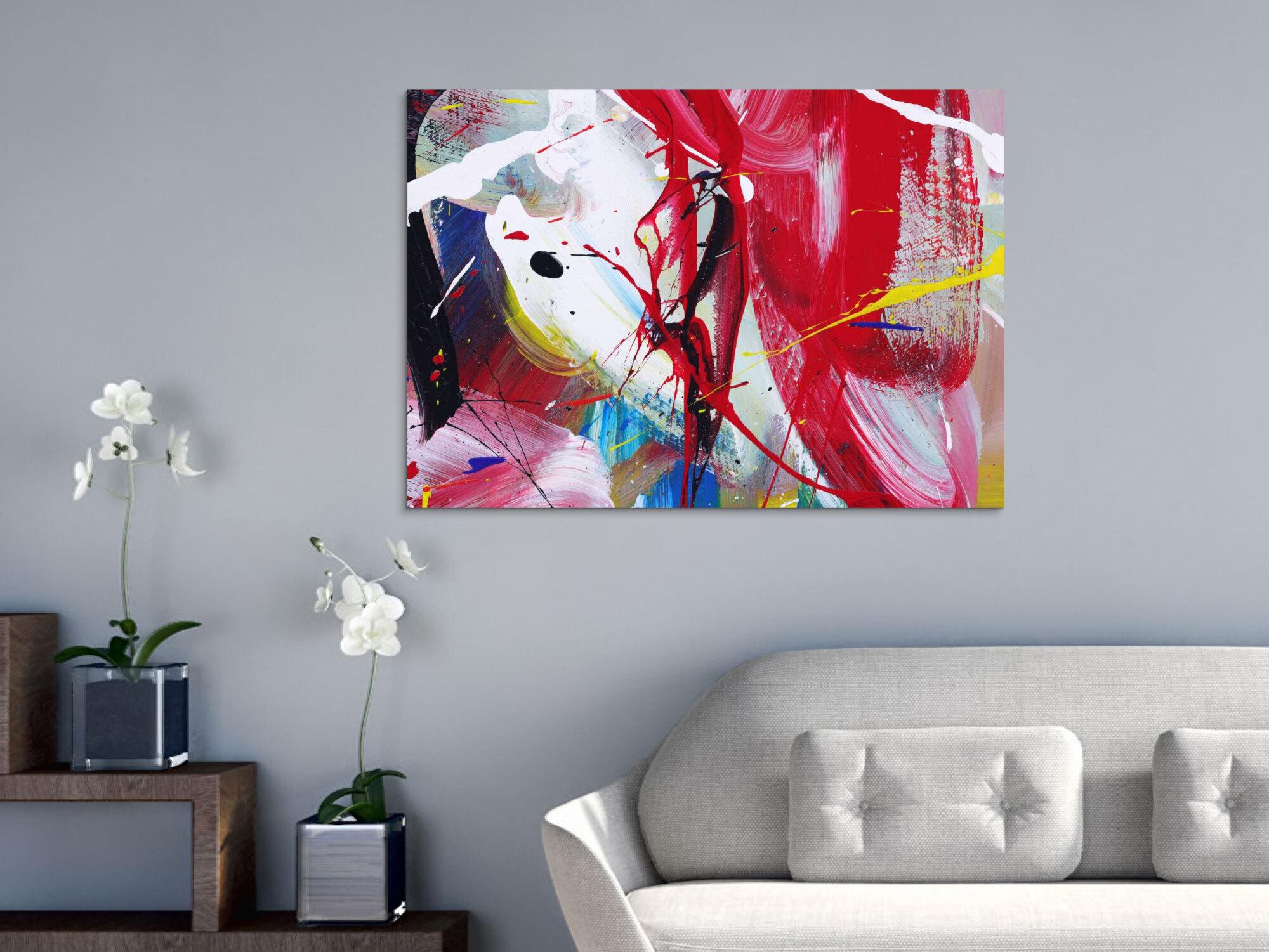 Abstraktes Bild auf Leinwand