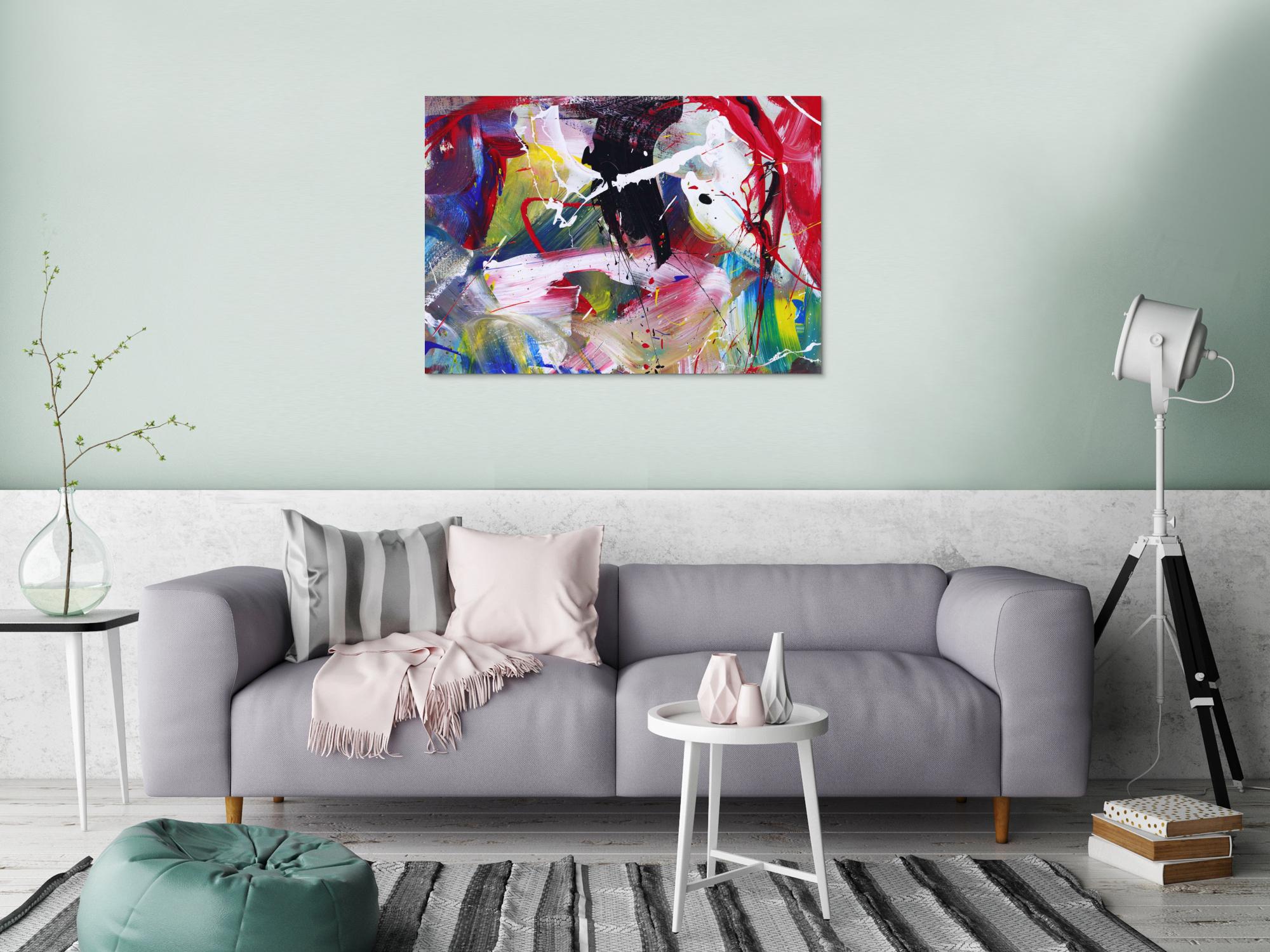 Abstraktes Bild auf Leinwand