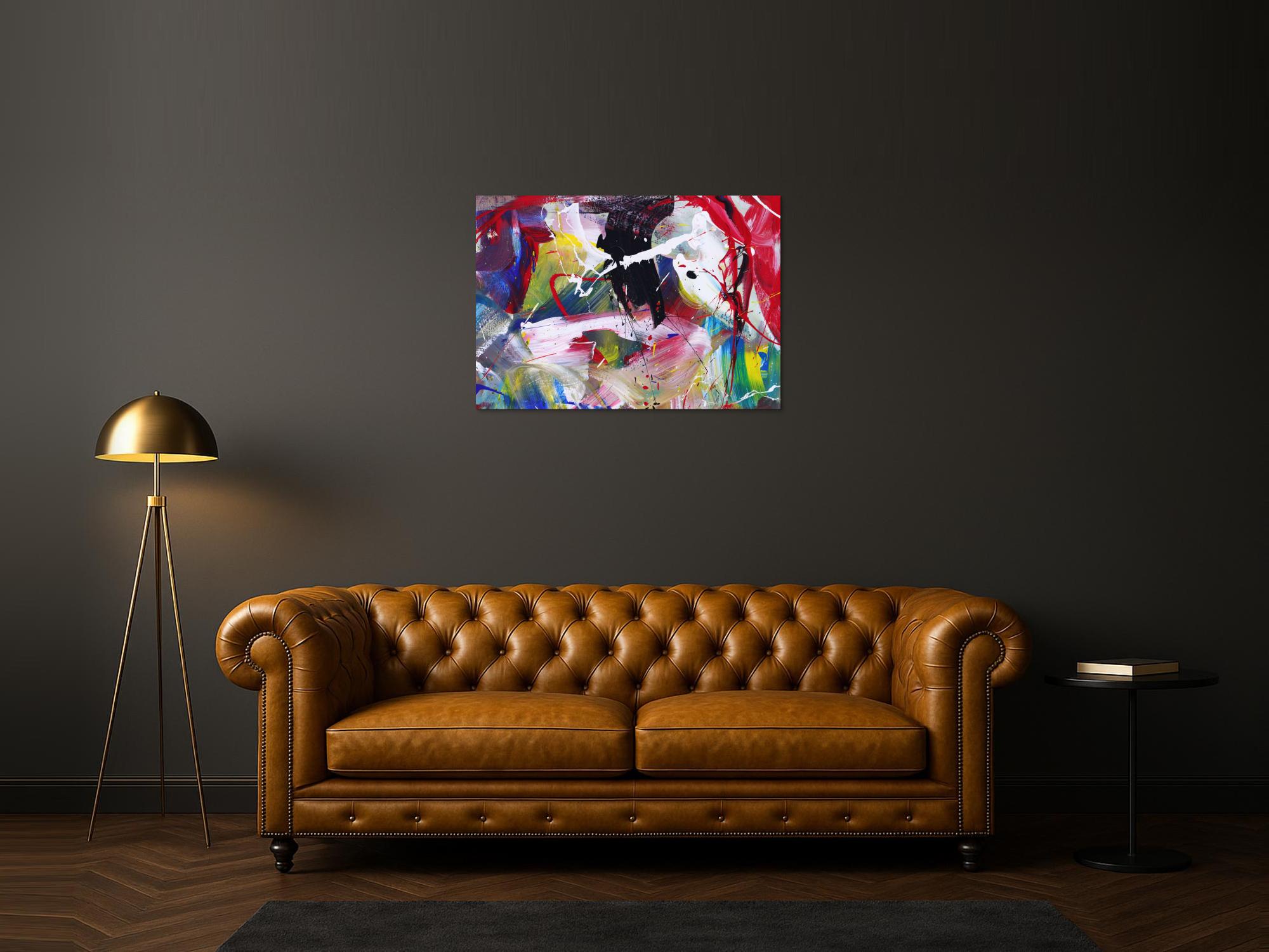 Abstraktes Bild auf Leinwand