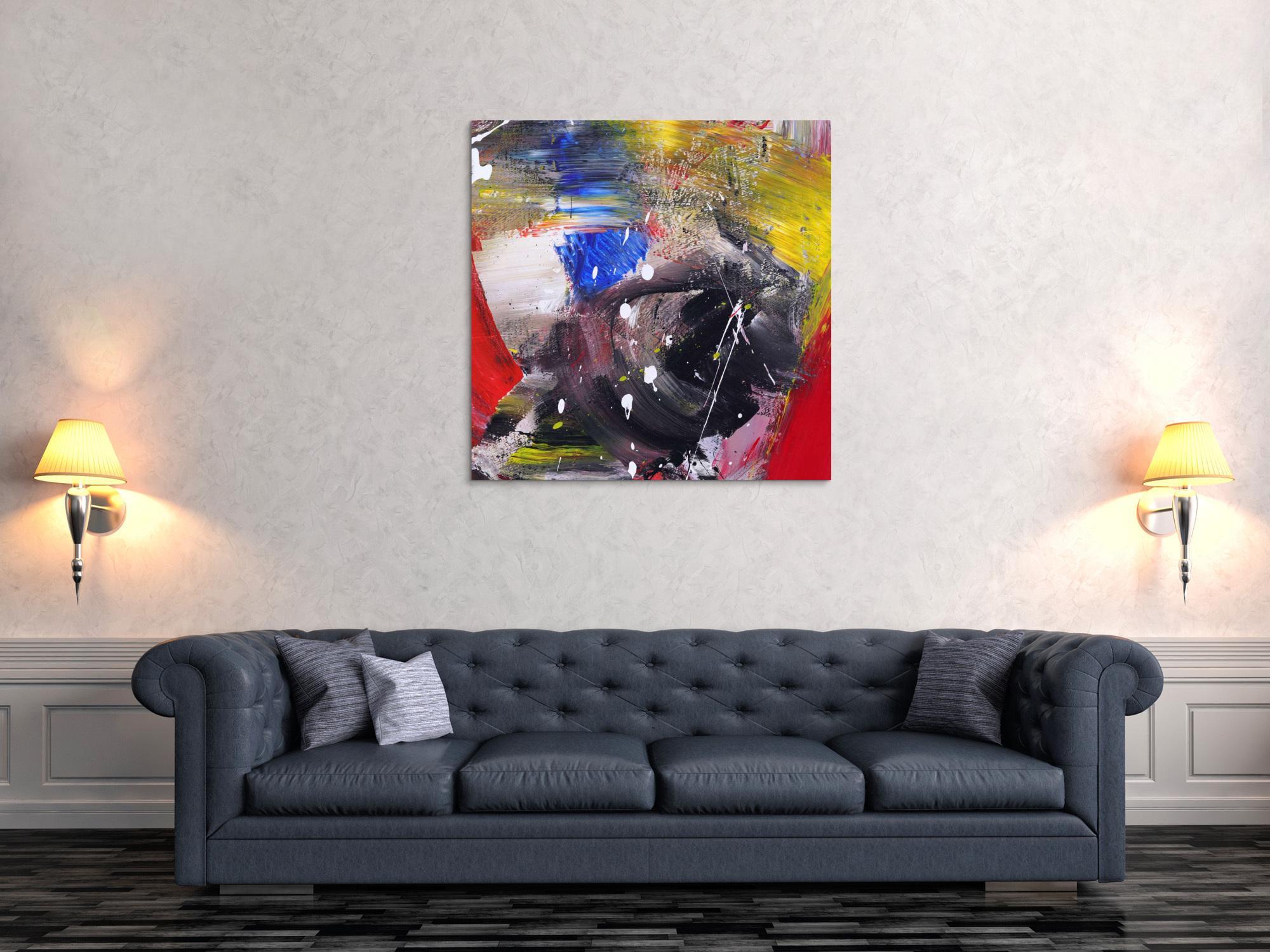 Abstraktes Bild auf Leinwand