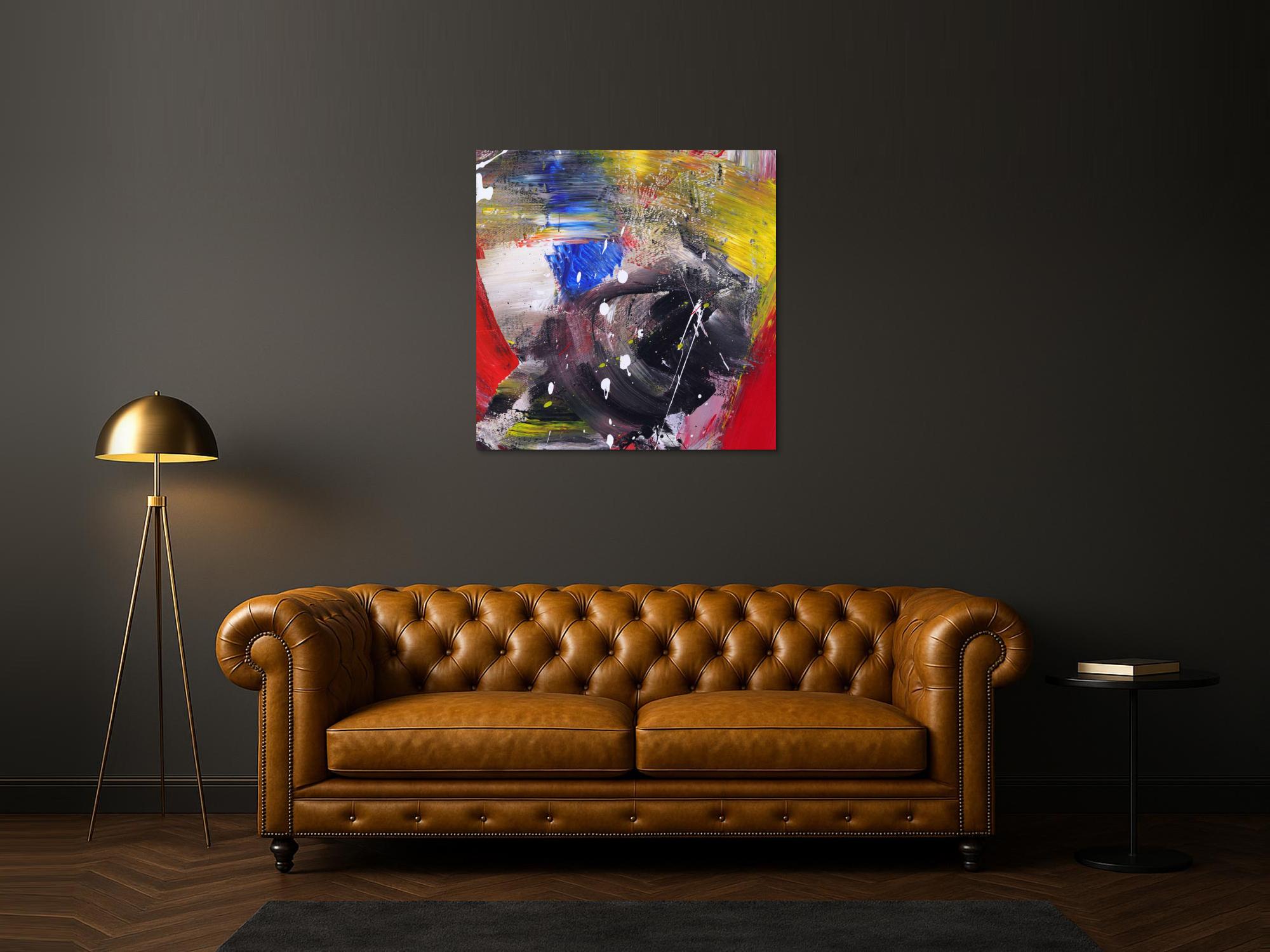 Abstraktes Bild auf Leinwand