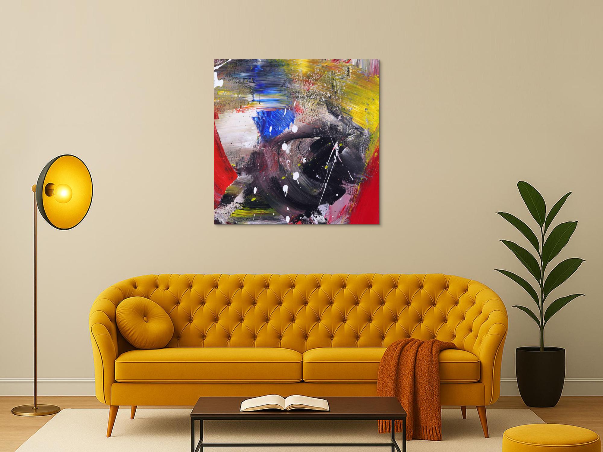 Abstraktes Bild auf Leinwand