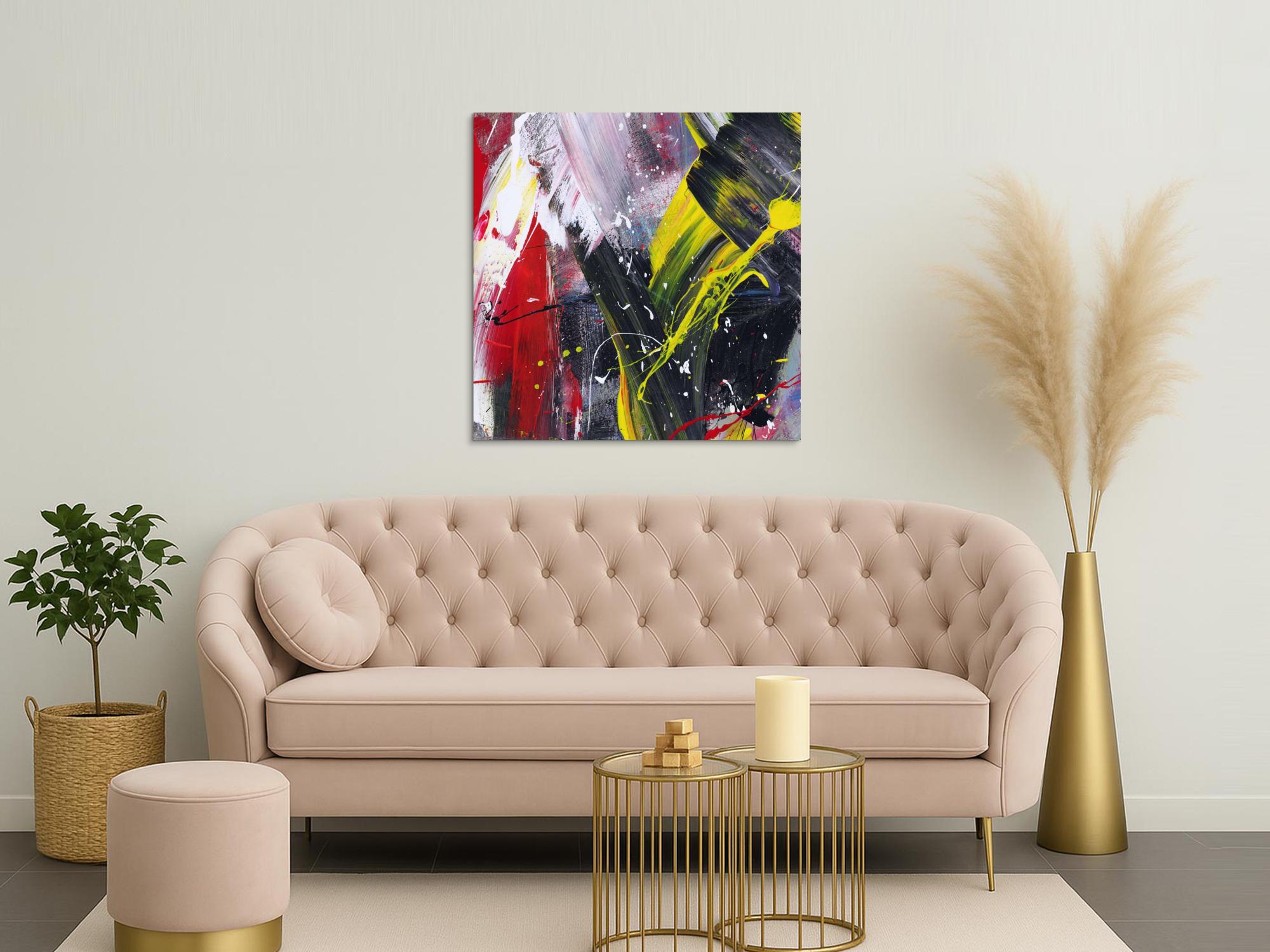 Abstraktes Bild auf Leinwand