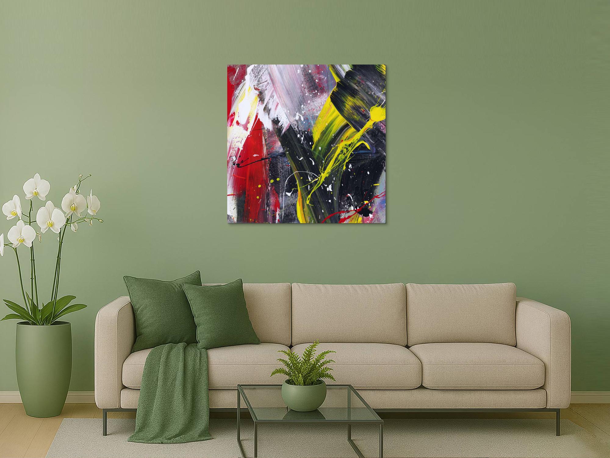 Abstraktes Bild auf Leinwand