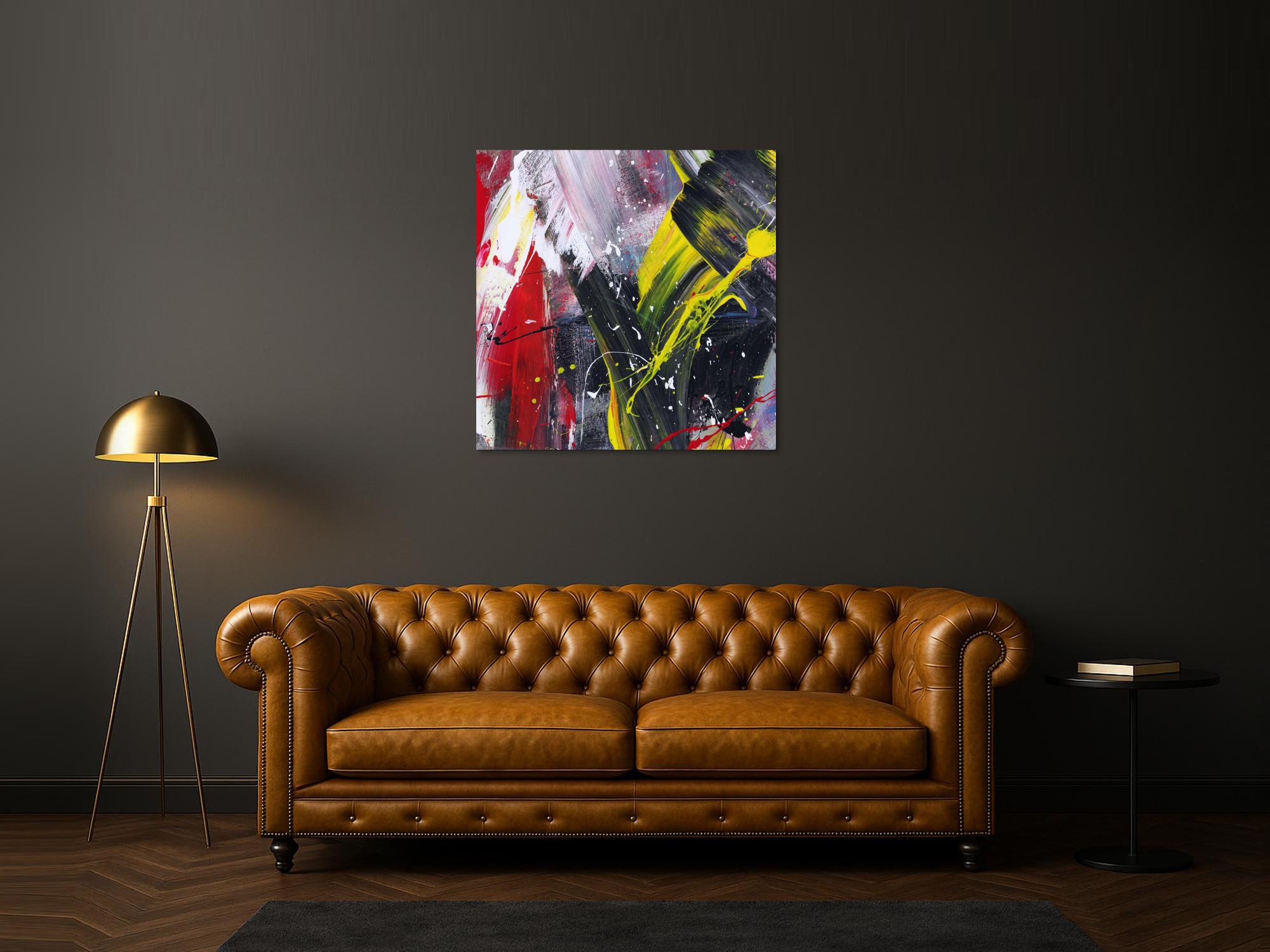 Abstraktes Bild auf Leinwand