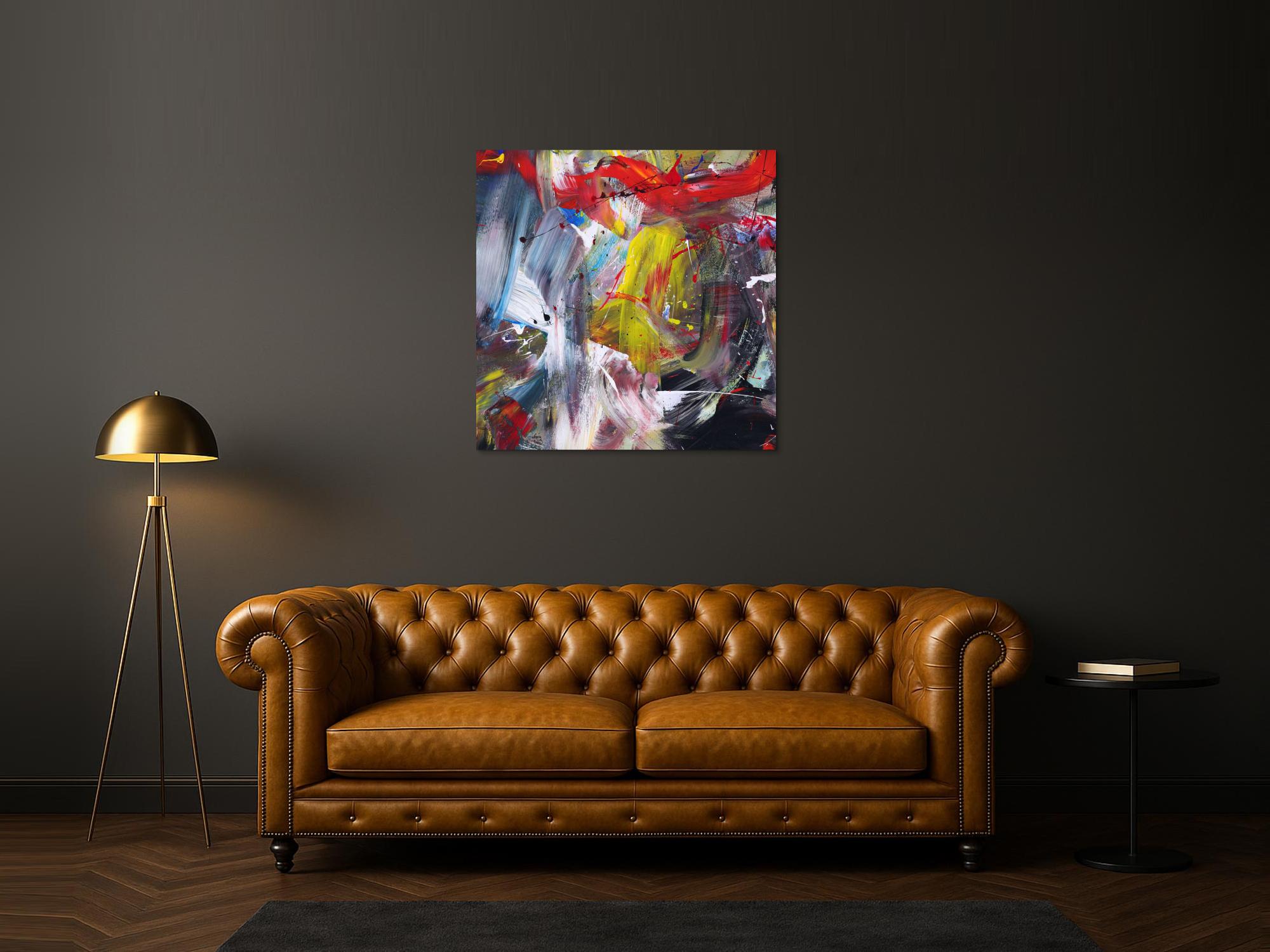 Abstraktes Bild auf Leinwand