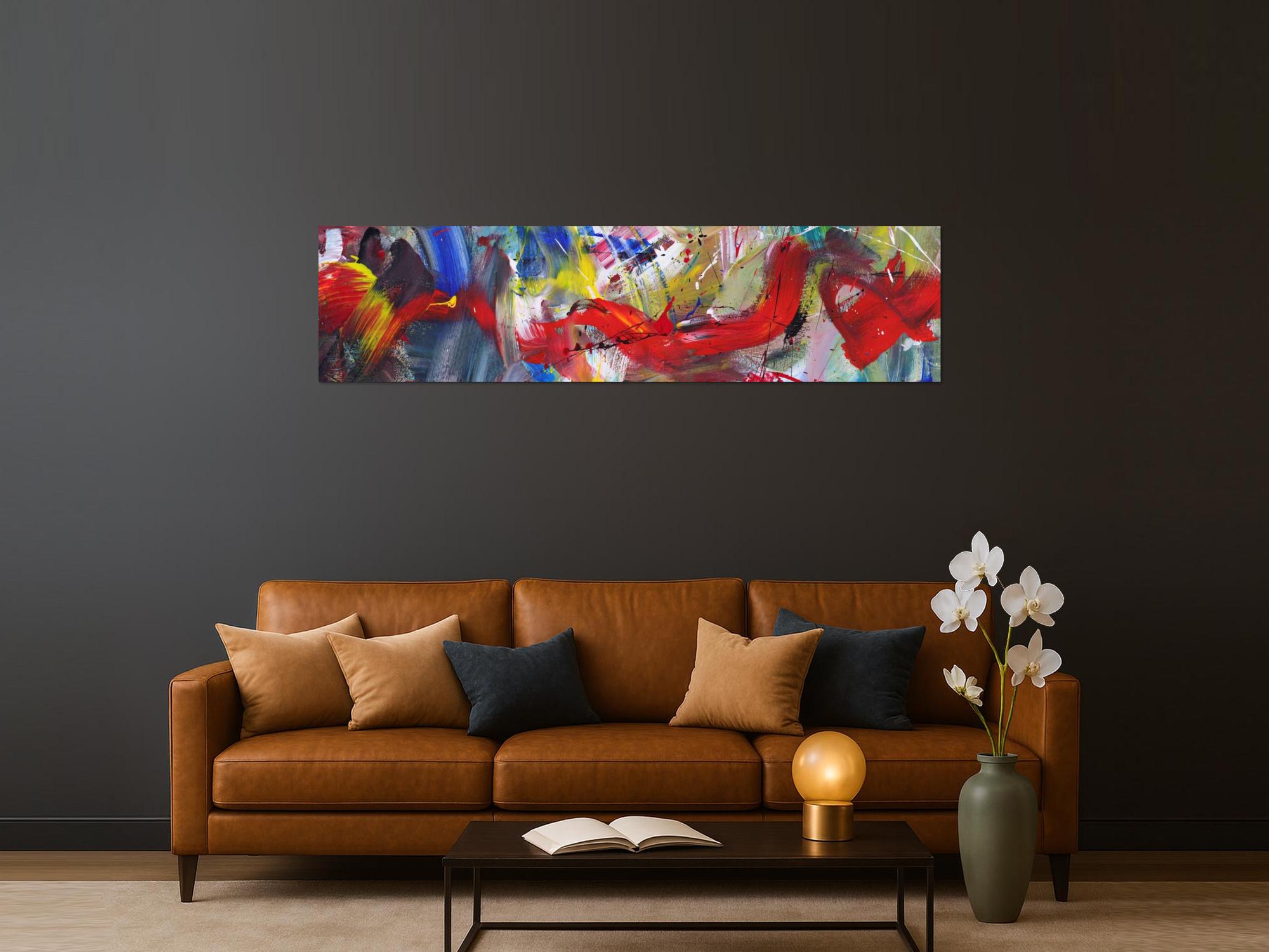 Abstraktes Bild auf Leinwand