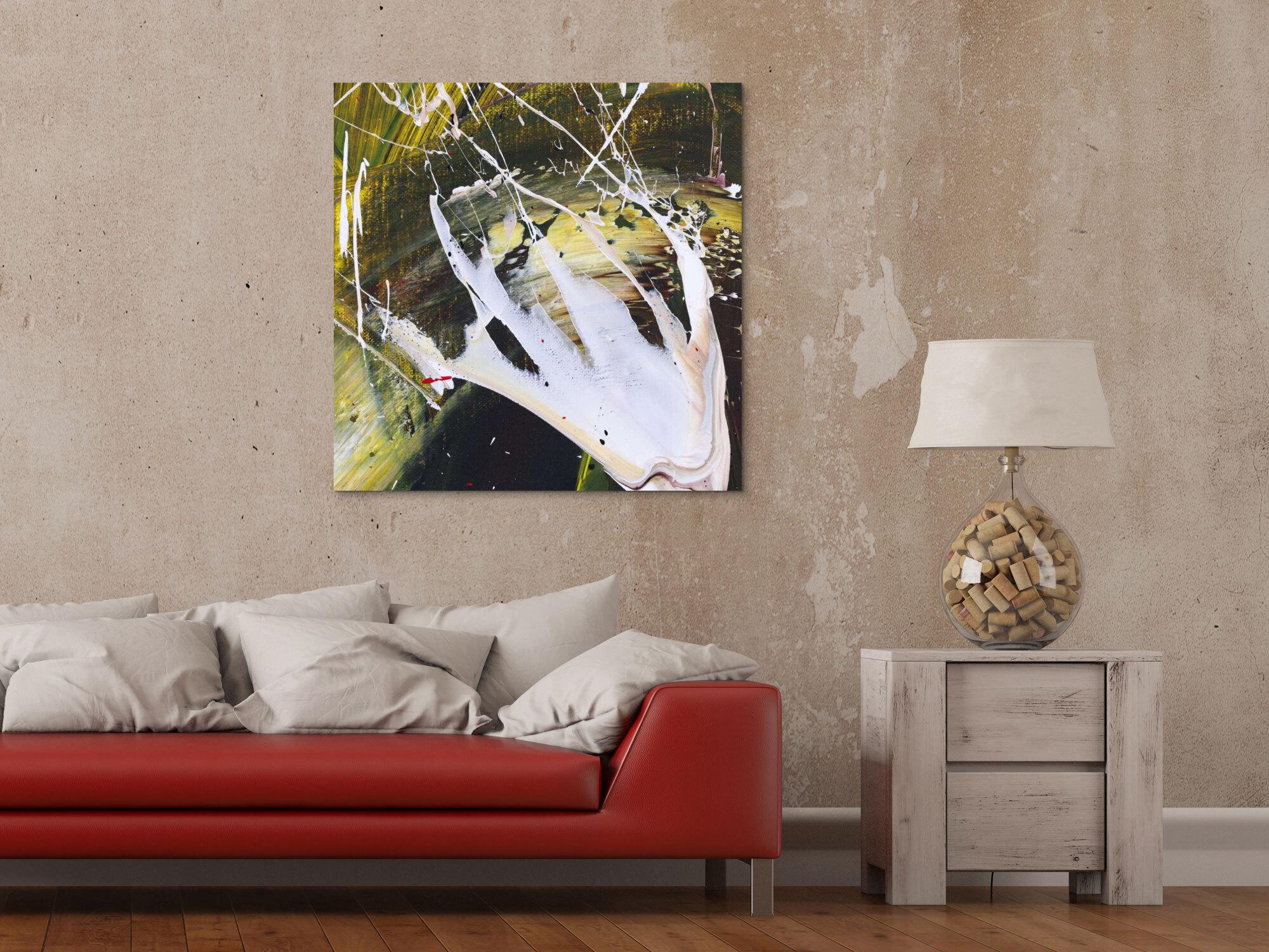 Abstraktes Bild auf Leinwand