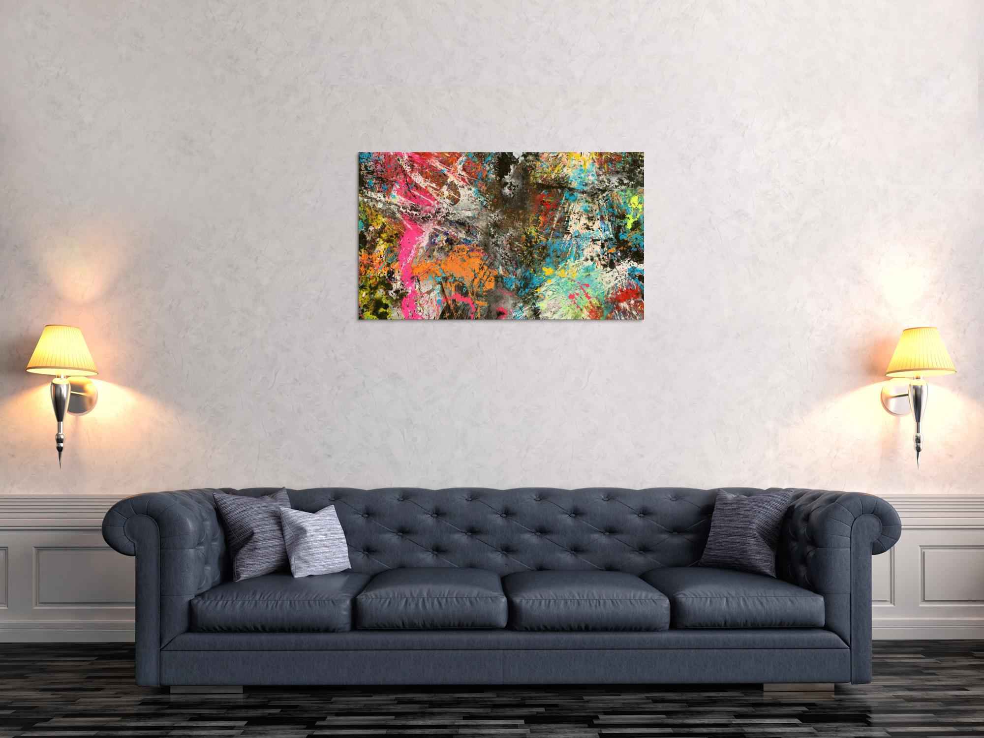 Abstraktes Bild auf Leinwand