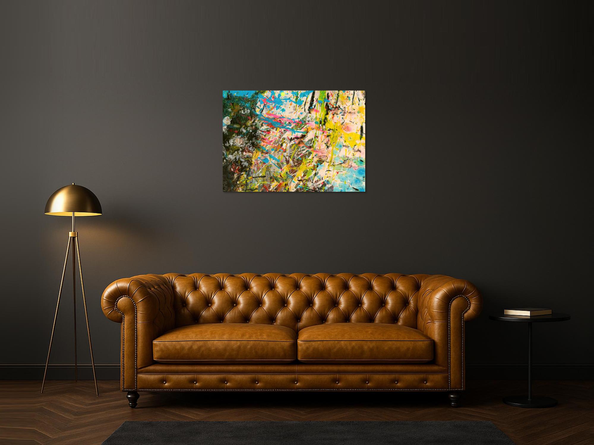 Abstraktes Bild auf Leinwand